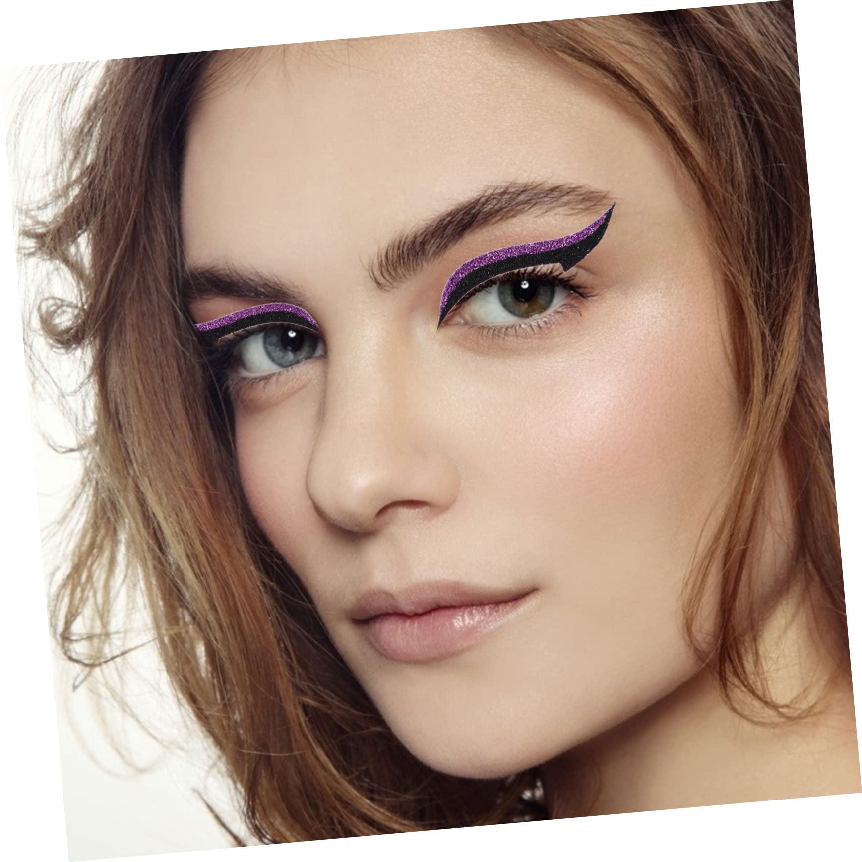 FRCOLOR 160paia Eyeliner Stickers Riutilizzabili Per Makeup Veloce Di Adesivi Per Ombretto Colori Facili Da Applicare e Leggeri Per Uso Quotidiano e Viaggi