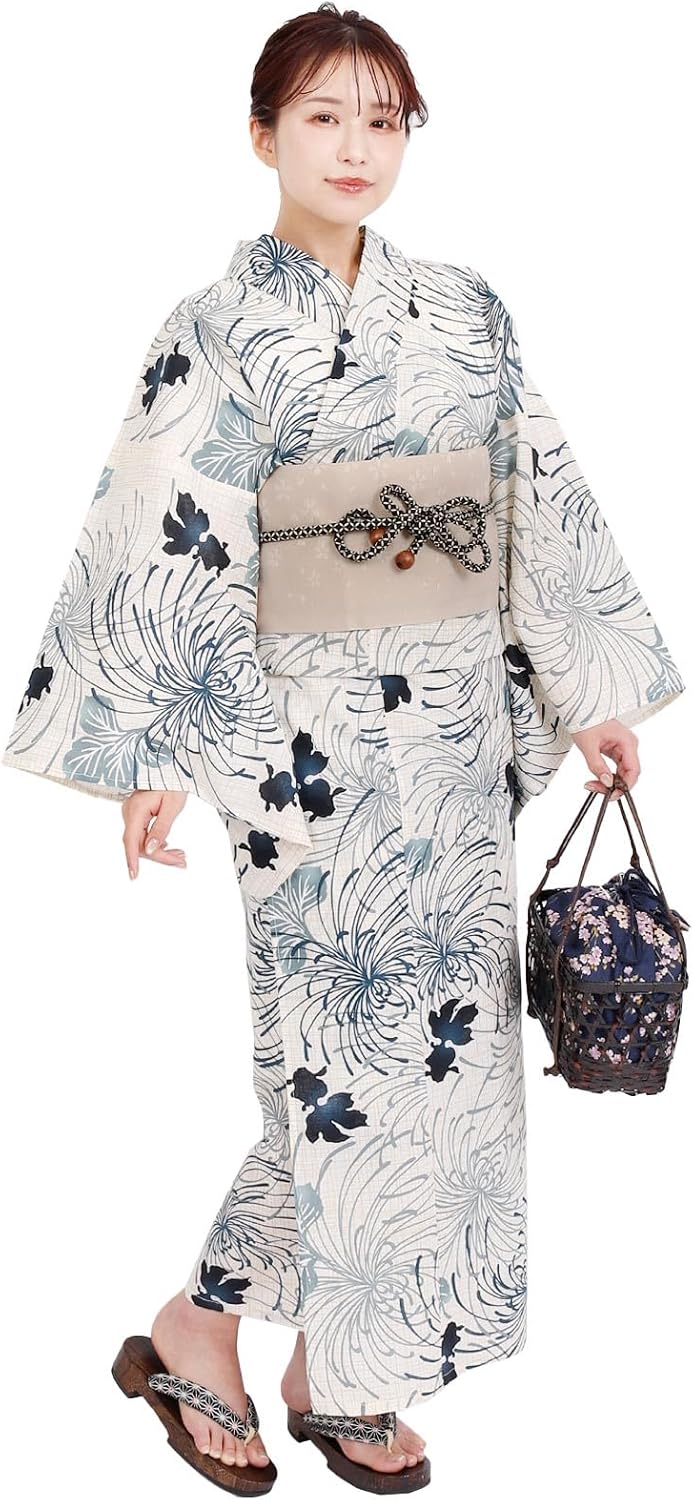 508aj3□ハーフ成人式 卒業式 十三参り アンティーク着物 菊□良好