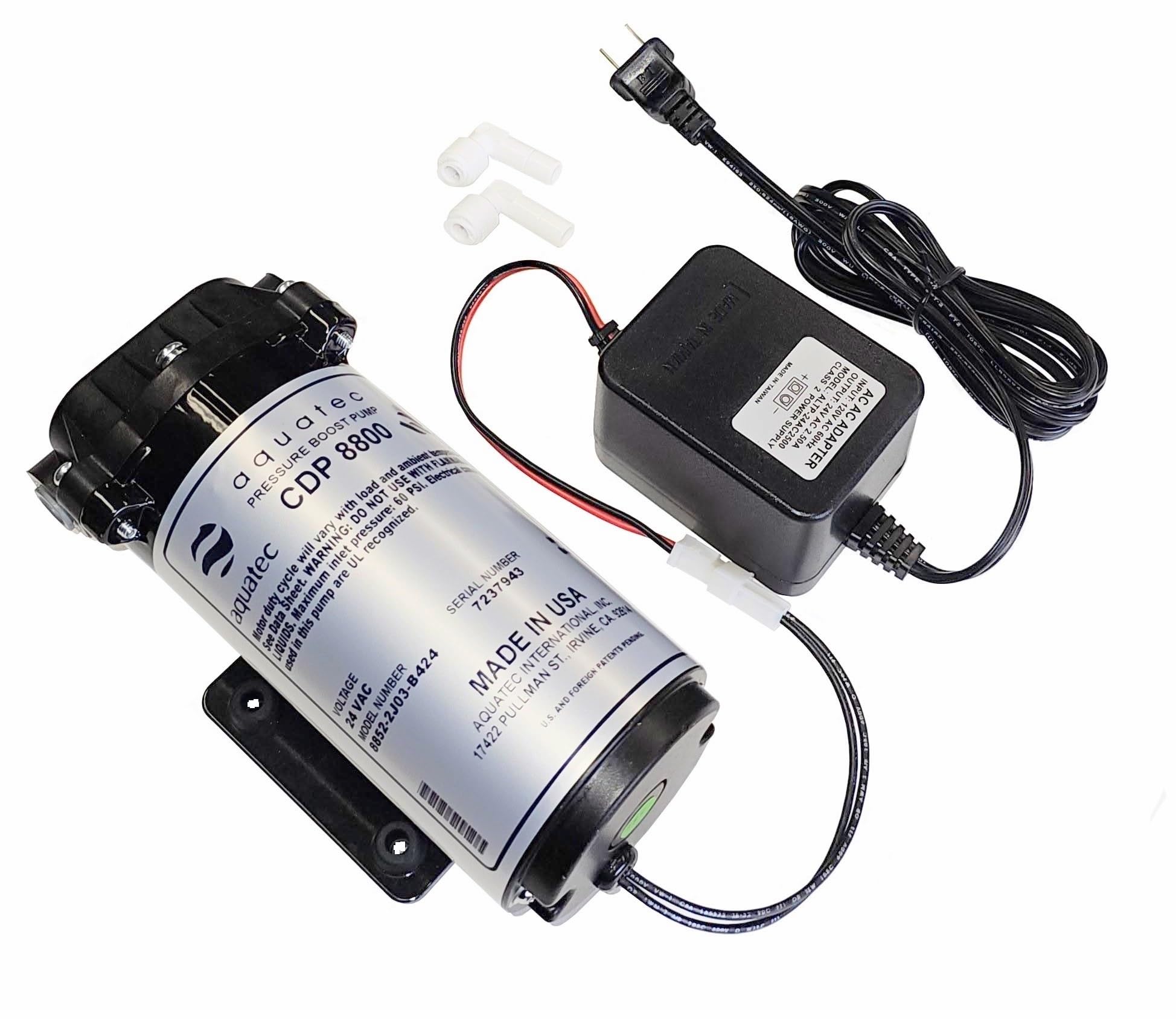 Amazon.com : Aquatec 8800 series 8852 water pressure boost pump (+