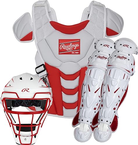 Miniatura 6 de Rawlings  Juego de receptor de sóftbol de lanzamiento rápido Velo  Certificado NOCSAE  Adulto  Intermedio  Juvenil  Varios colores
