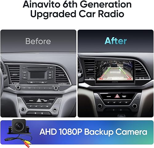 Miniatura 2 de 9 pulgadas 5G WiFi 8 Core (2G Ram+32G ROM) Radio estéreo para coche Hyundai Elantra 2016 2017 2018 con Carplay Android Auto, Android 12.0 Soporte de