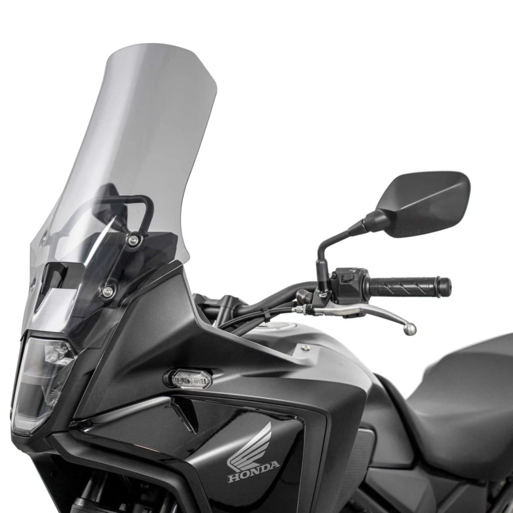 Cupolino Moto Parabrezza Plexiglass JD9 TOURING Fume Chiaro COMPATIBILE CON Honda NX 500 2024-2025 - 2026