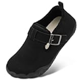 Slippers for Women Men Barefoot Wide Mens Womens Winter House Shoes Adjustable Bedroom Indoor Outdoor Slippers Warm Slip on Arch Support Slides for Men Women