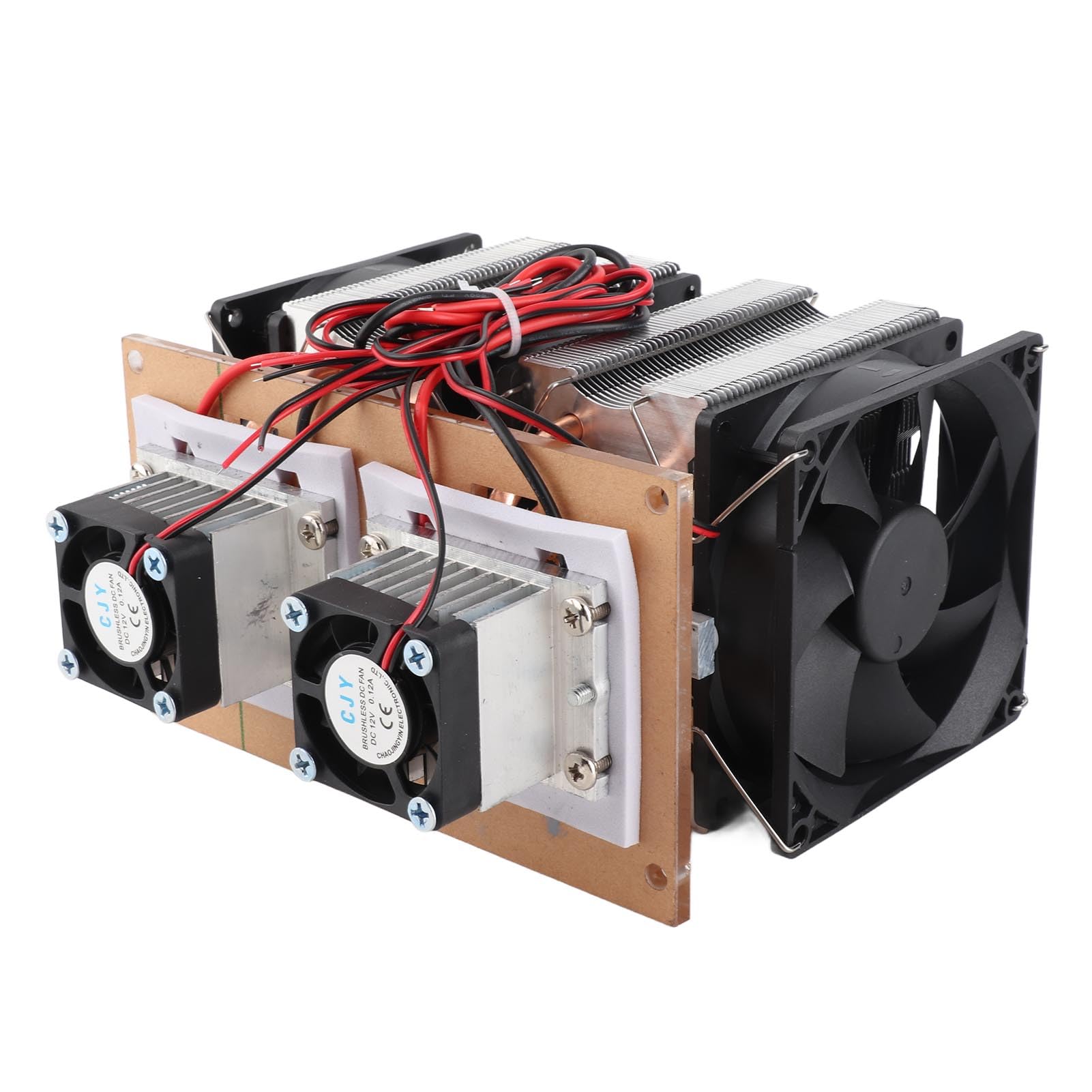 AUNMAS Dispositivo di Raffreddamento a Semiconduttore di Raffreddamento Termoelettrico Peltier 144 W 12 V Modulo di Refrigerazione Fai-da-te con Doppie Piastre di 175 X 175 X 96 Mm per Piccoli