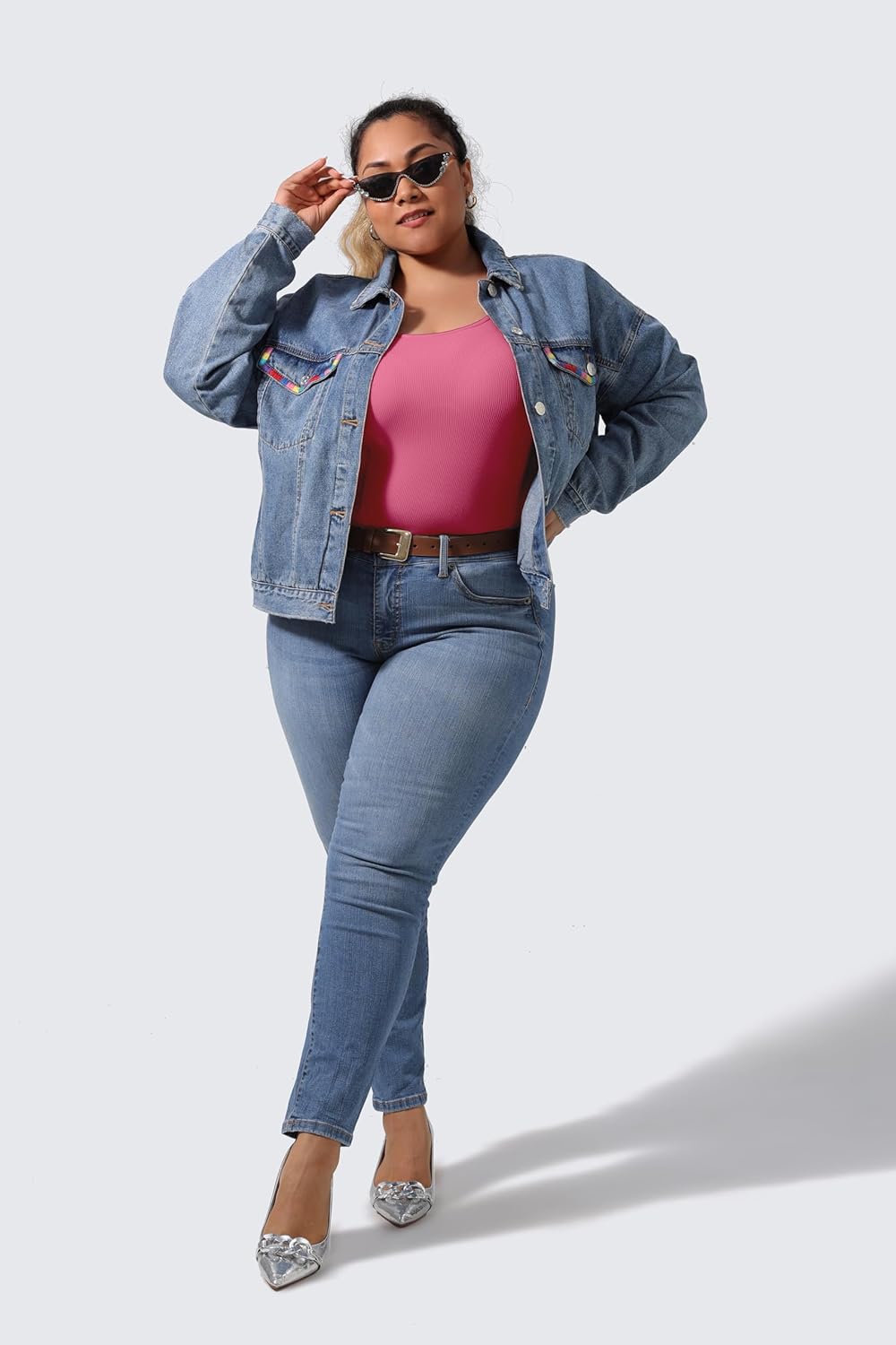 Plus Size U-Back Casual Workout Tank Tops for Women with Built-in Bra, Padded Racerback Gym Athletic Yoga Tops - Image 5