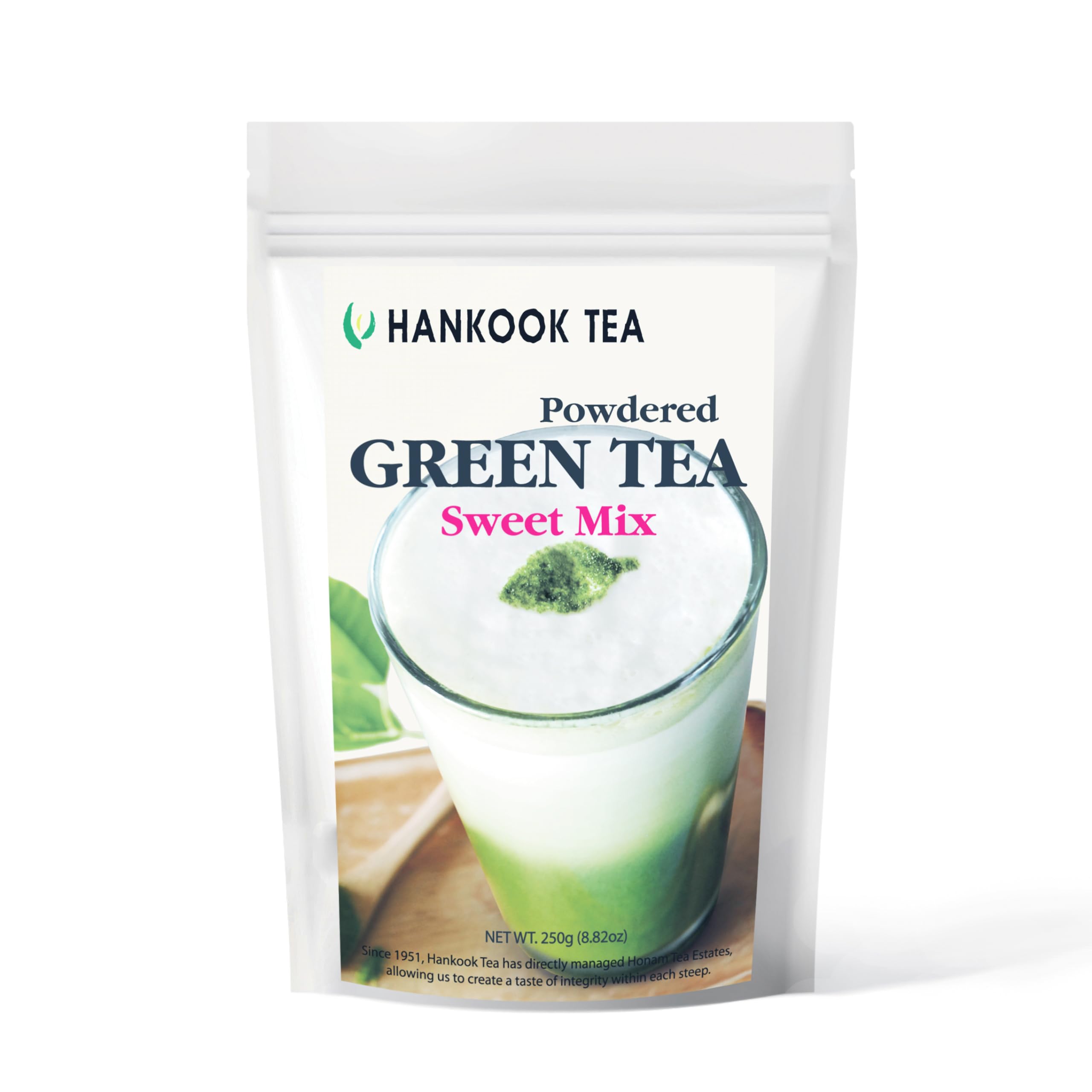 Hankook Tea Powdered Green Tea Sweet Mix, 8.82 Ounce (SYNCHKG123925)