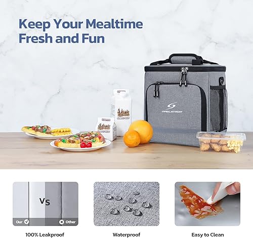 Miniatura 4 de Maelstrom Lonchera para hombres, bolsa de almuerzo aislada para mujereshombres, bolsa de almuerzo a prueba de fugas, bolsa de almuerzo