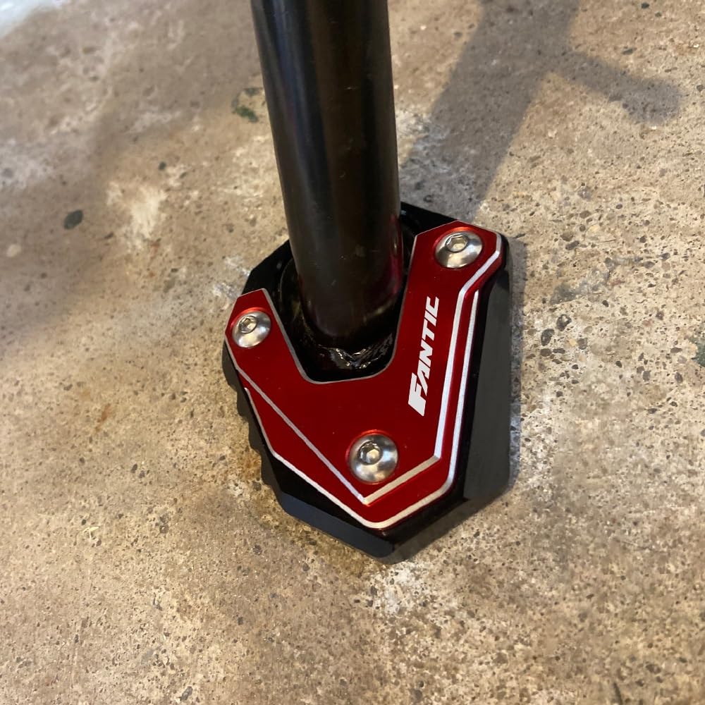 Béquille Latérale Moto Réglable - Pour Fantic Caballero Flat Track 125/250/500 - Alliage Aluminium - Hauteur 18,5-26 Cm - Capacité 500 Kg - 7