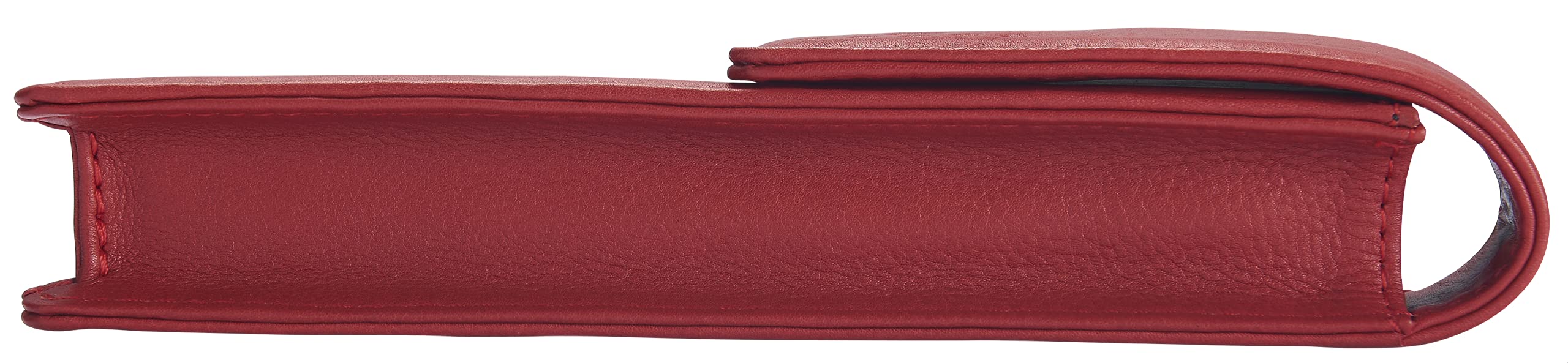 Astuccio singolo in pelle rossa
