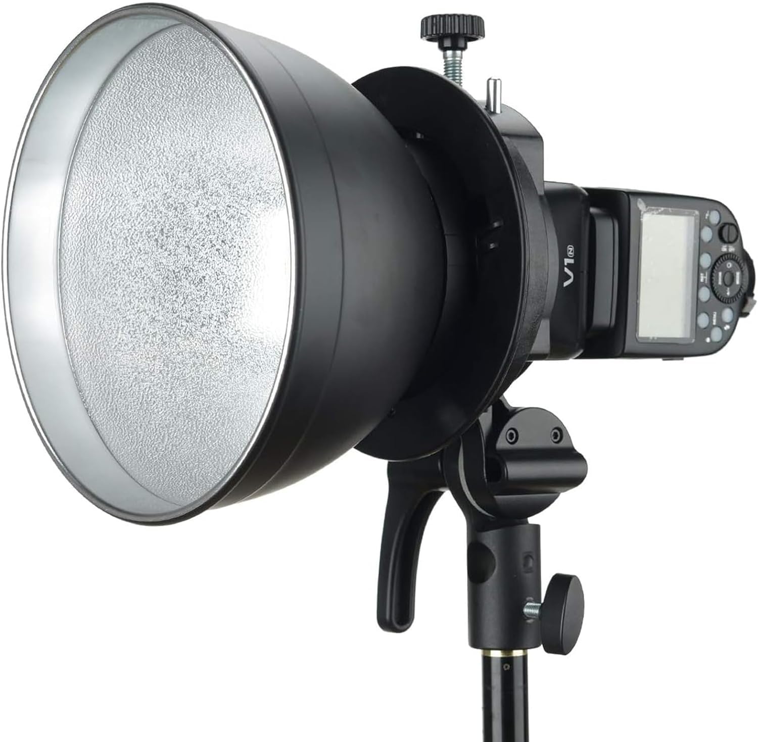 Godox S2 Speedlite Bowens Support pour Flash Godox V1,V1Pro,AD200Pro,AD200 AD400Pro et Plus,Support de Flash de Type S à Contrôle d'inclinaison Précis pour Boîte à Lumière,Parapluie,Flashde Studio