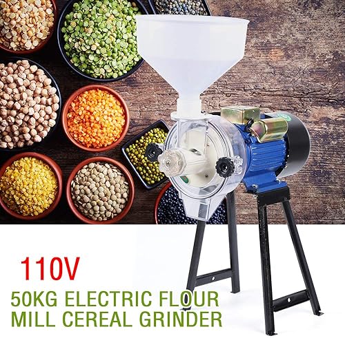 Miniatura 6 de Molinillos eléctricos de especias, molinillo eléctrico para cereales de alta resistencia, grano de maíz, café, alimentación de trigo, máquina