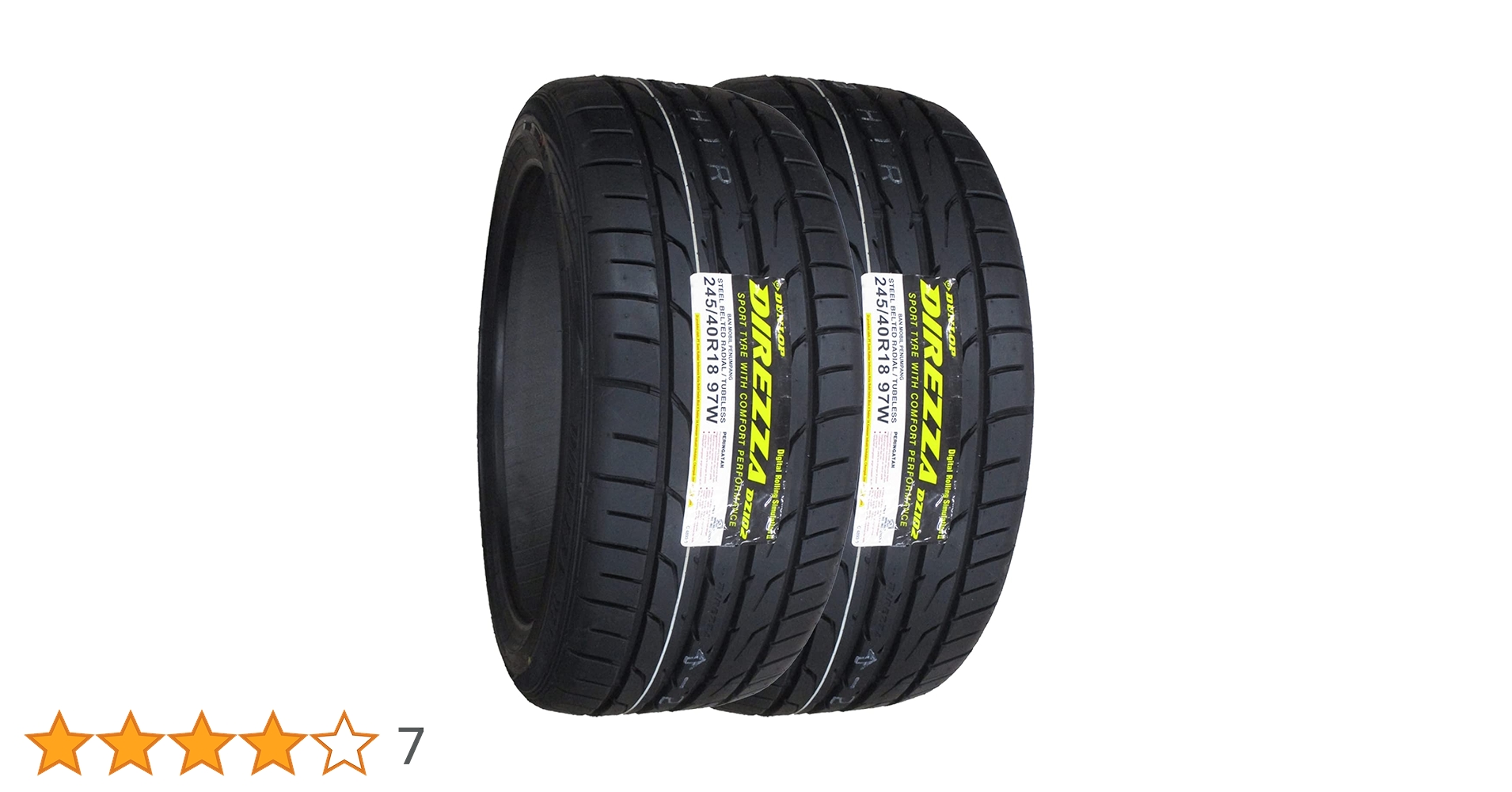 Amazon.co.jp: ダンロップ(DUNLOP) サマータイヤ DIREZZA DZ102 245