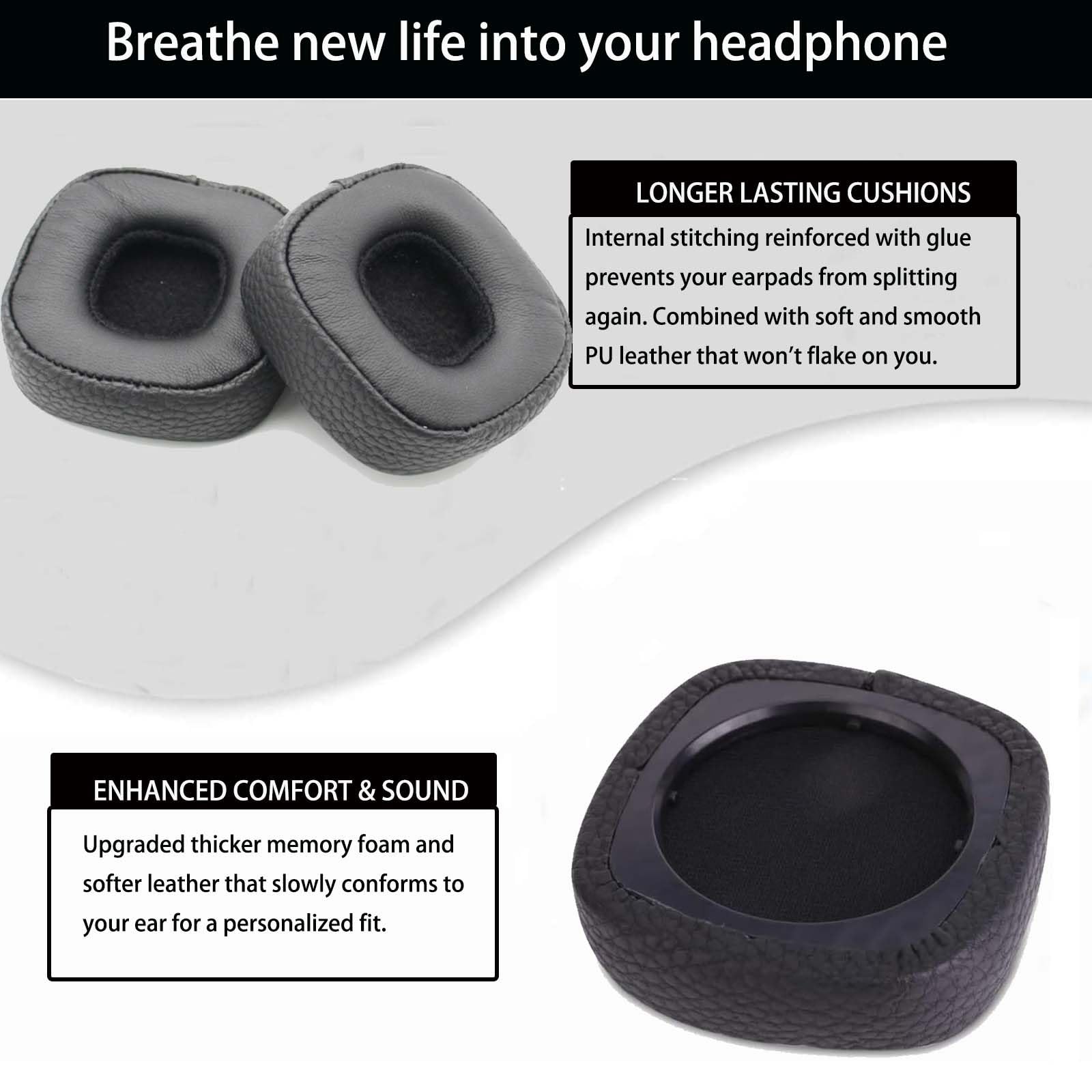 Replacement Major 4 Ear-Pads for Marshall Major IV On-Ear Wireless