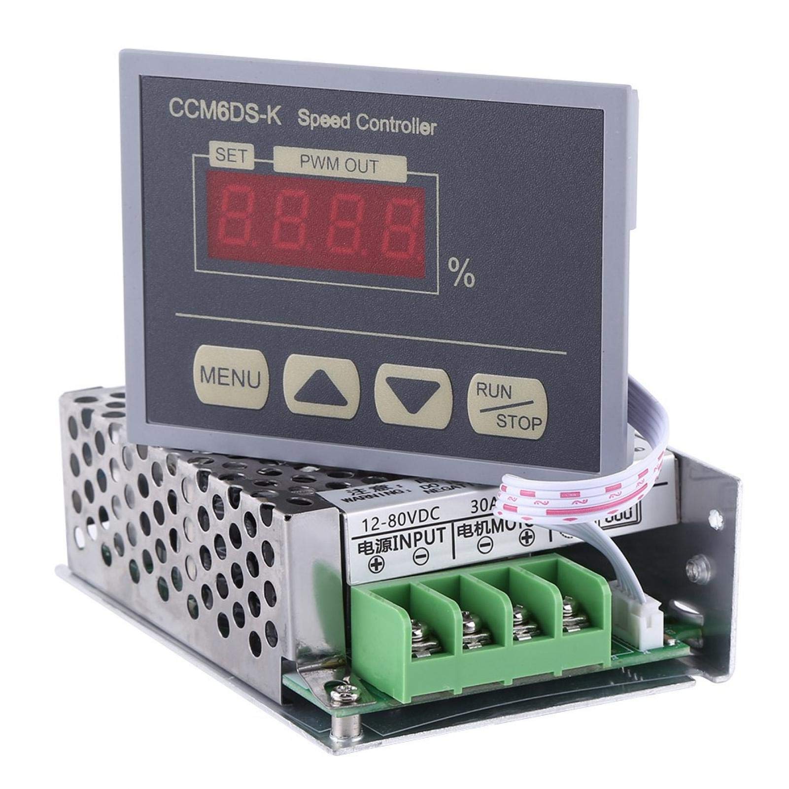 Controlador de motor de velocidad variable 12V 24V 48V 80V DC 30A PWM digital 8