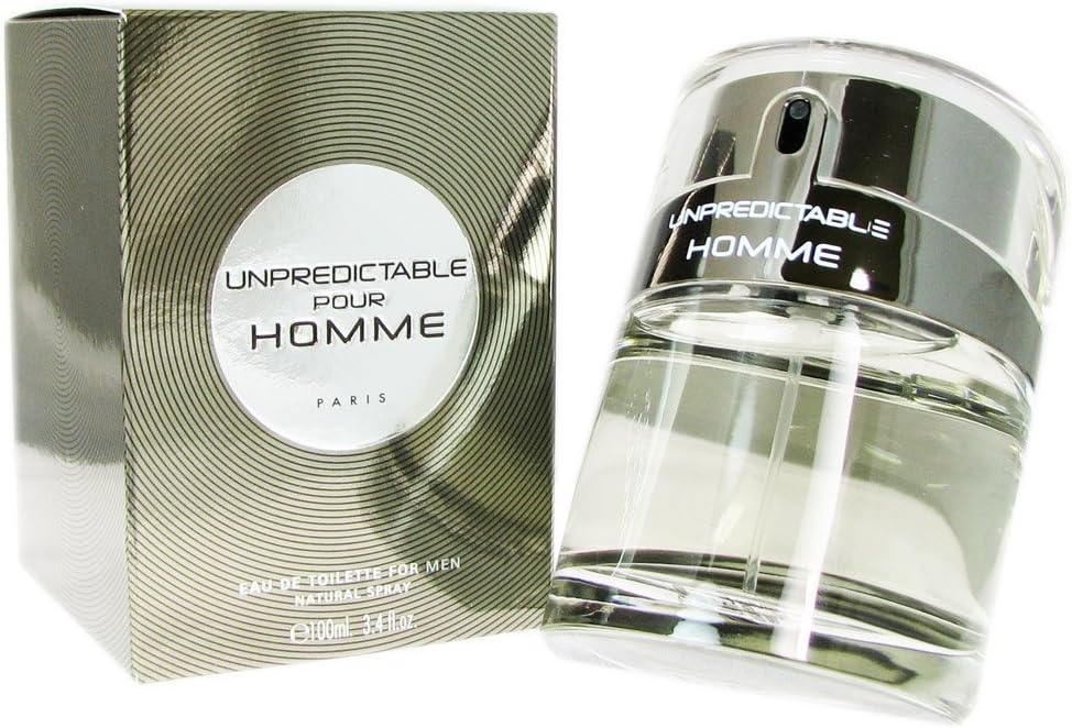 Unpredictable Pour Homme FOR MEN by Glenn Perri - 3.4 oz EDT Spray