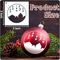 Vista 2 de Marspark 66 plantillas pequeñas de primavera y Pascua para manualidades, plantillas reutilizables de 3 pulgadas para pintar sobre madera, plantillas