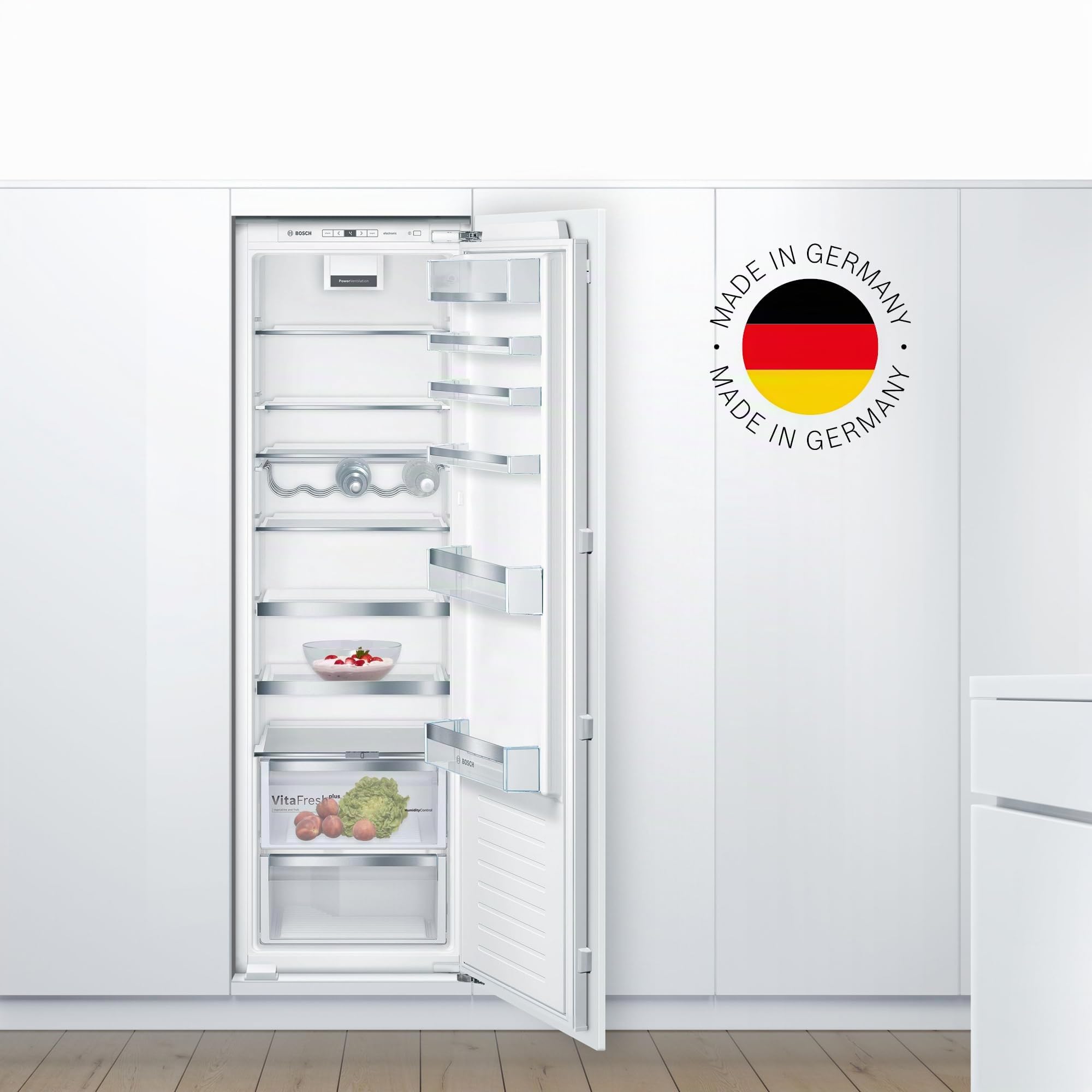 Bosch Elettrodomestici KIR81AFE0 Frigorifero, Multicolour, 177.5 x 56 (EEK E)