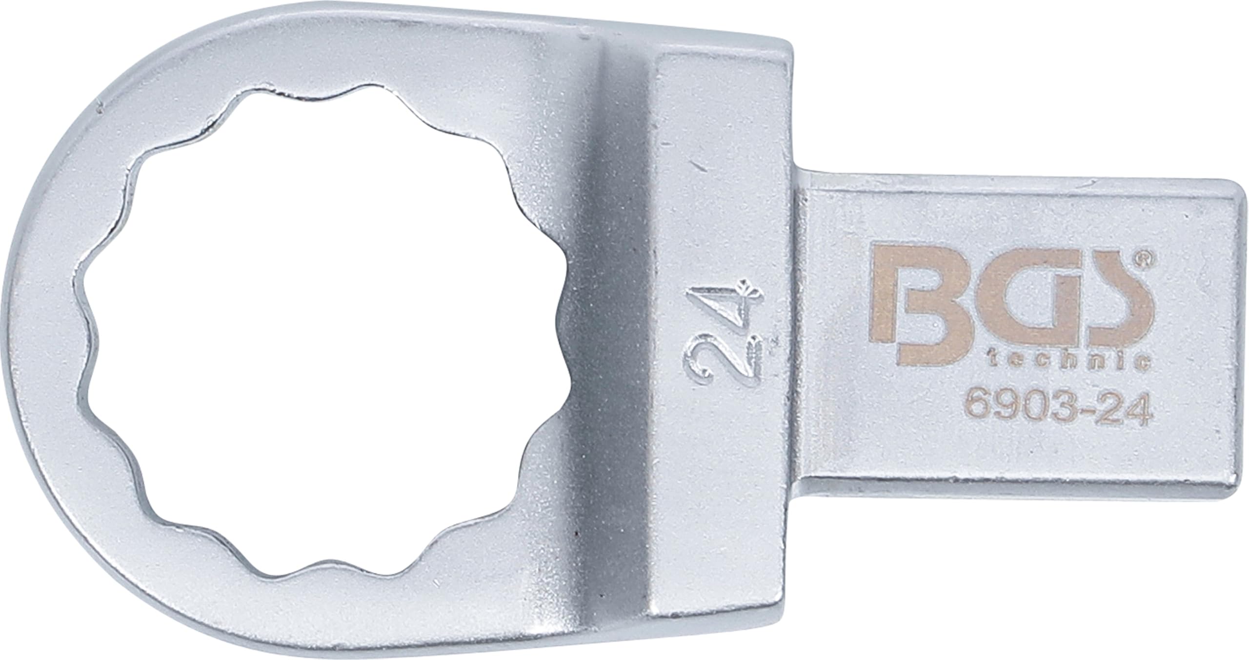 BGS 6903-24 | Llave de anillo insertable | 24 mm | Sujeción 14 x 18 mm
