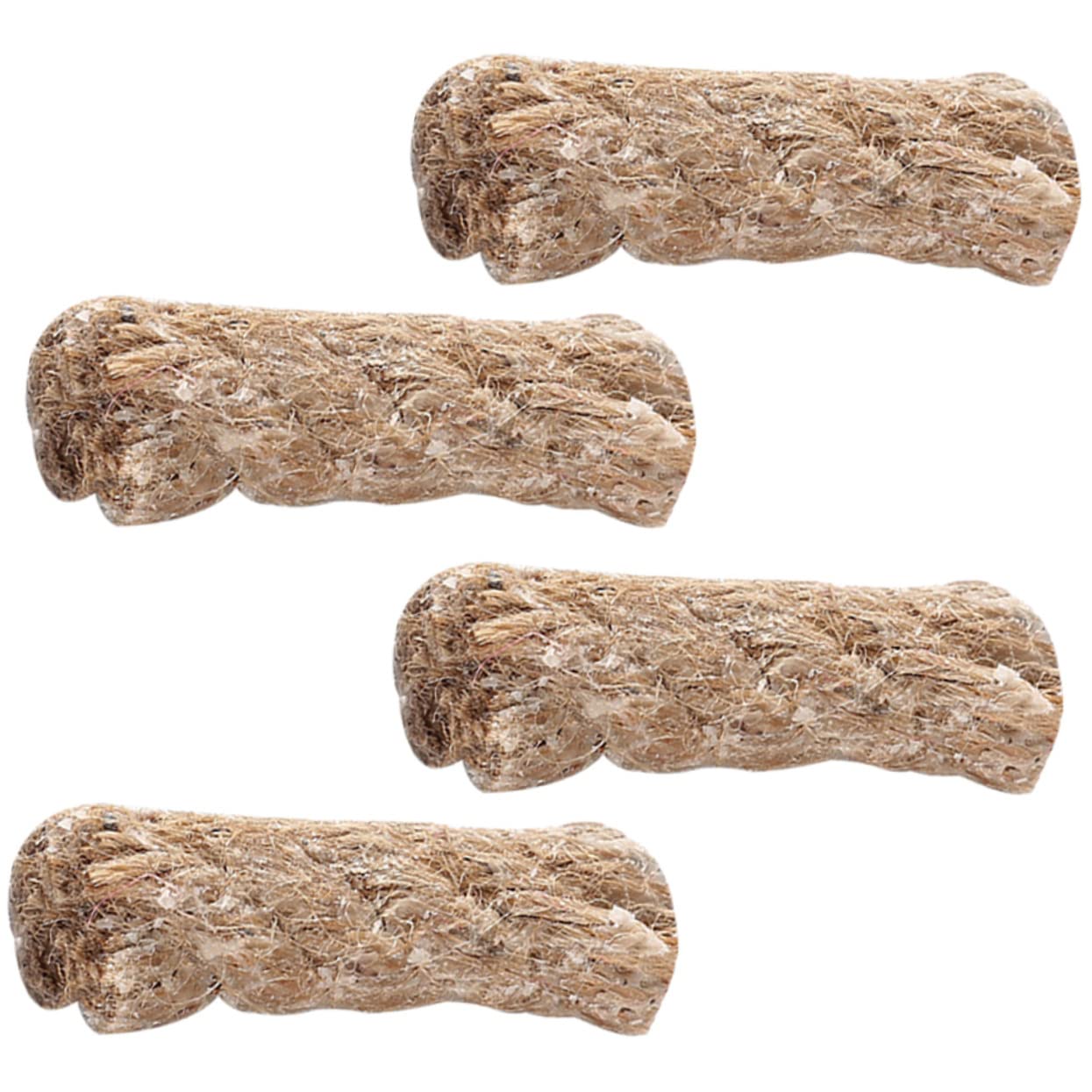 Balacoo Camping Supplies 4-Pack Fire Starter Rope Flint Fire Starter Fat Rope Stick Igniters Outdoor