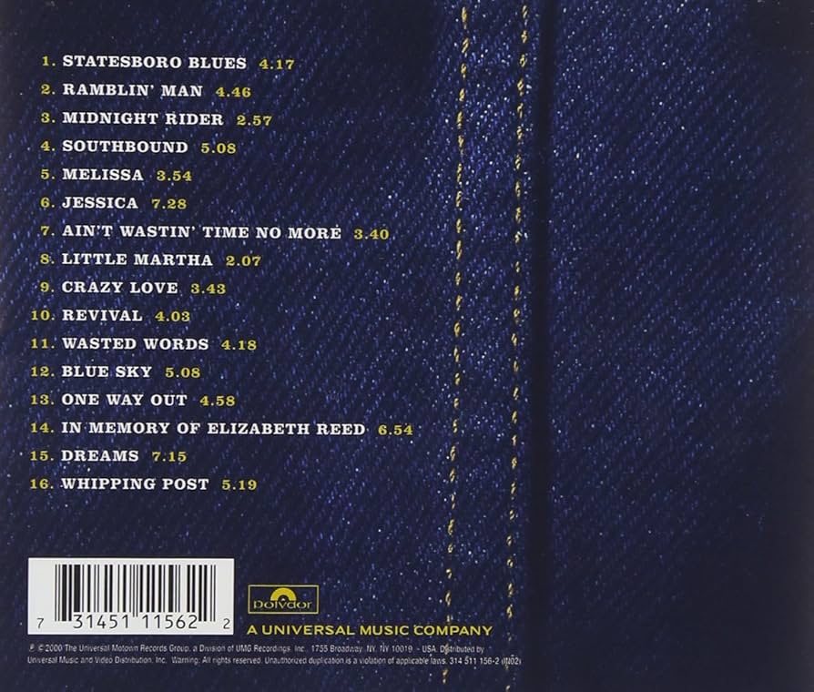 Allman Brothers Band 2016年発売DMM 未開封4タイトル Allman Brothers Band 2016年発売DMM 未開封4タイトル Allman