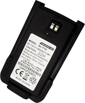 (4 Pack BL1719 Battery 1800mAh Compatible for Hytera HYT TC-508 TC508 TC-518 TC518 TC-580 TC580 TC-446S TC-510 TC510 TC-585 TC585 TC-500S TC-560 TC560 TC-518V TC-518U Battery