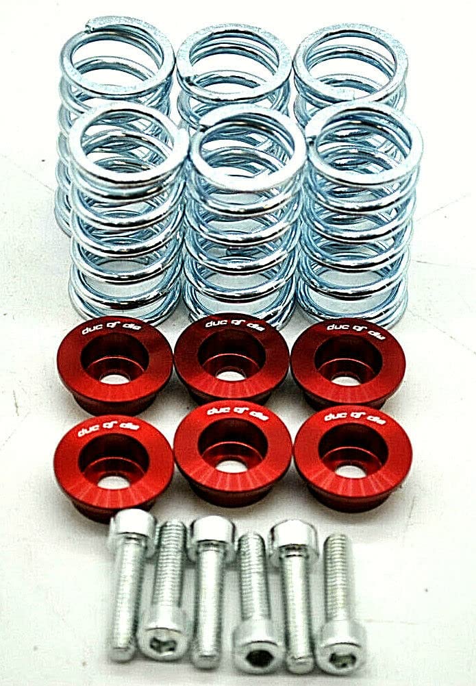 Ressorts pour embrayage à sec « Duc or Die » rouge pour Ducati