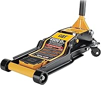 CAT 4500 lb Extra Low-Profile Floor Jack for Classic Cars & Lowriders - 2.75" Min Height, Safety Bar, 980723ECE