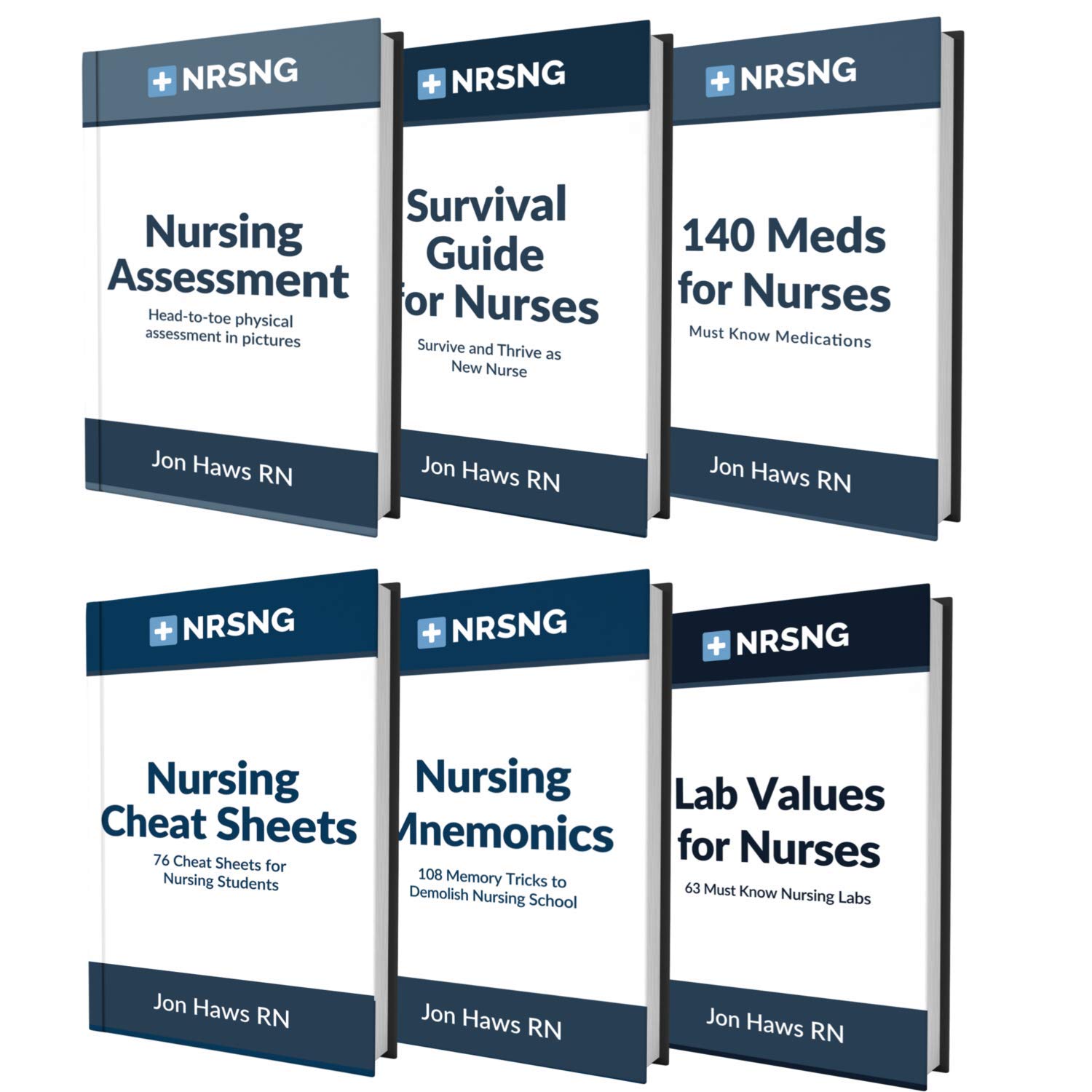 Buy Nursing School Book Pack and Study Material for NCLEX. (Nursing