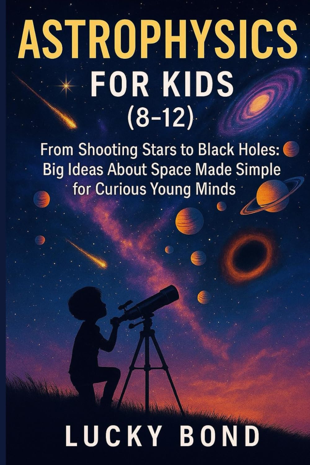 Astrophysics for Kids (8-12): “From Shooting Stars to Black Holes. Big Ideas About Space Made Simple for Curious Young Minds”