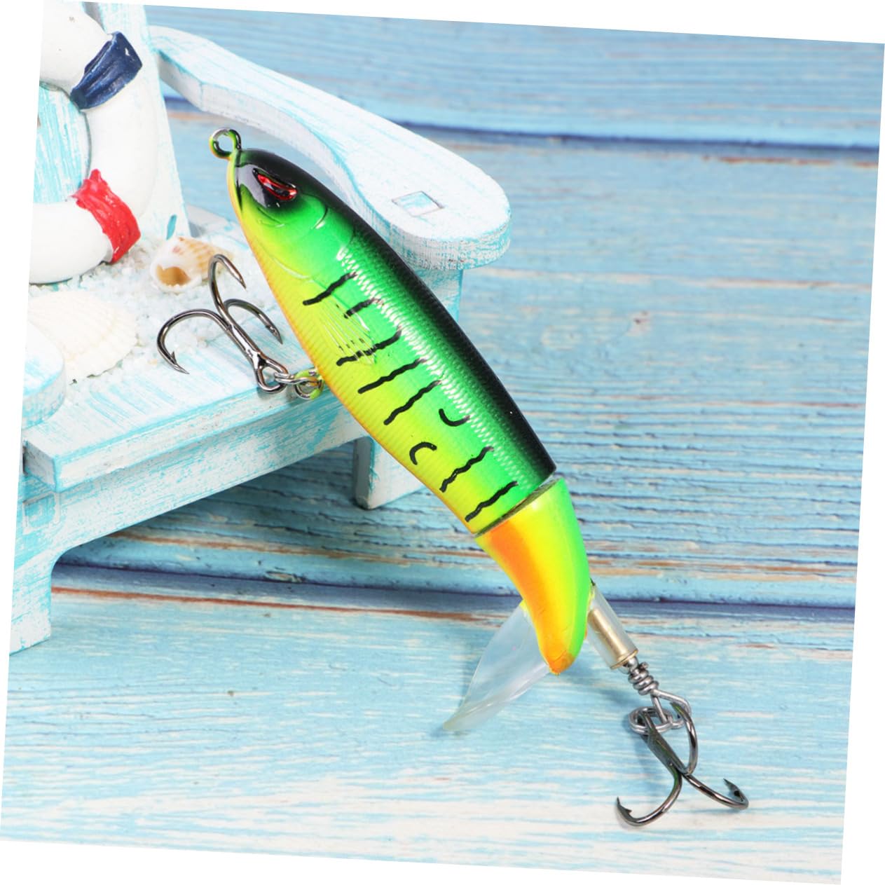 9 Pz Esche Bioniche Realistiche Esche per Basso Esca a Manovella Esche da Pesca con Occhi 3D Esche da Pesca Muschiate Esche a Manovella Esca d'Acqua Dolce Esca da Nuoto Ad
