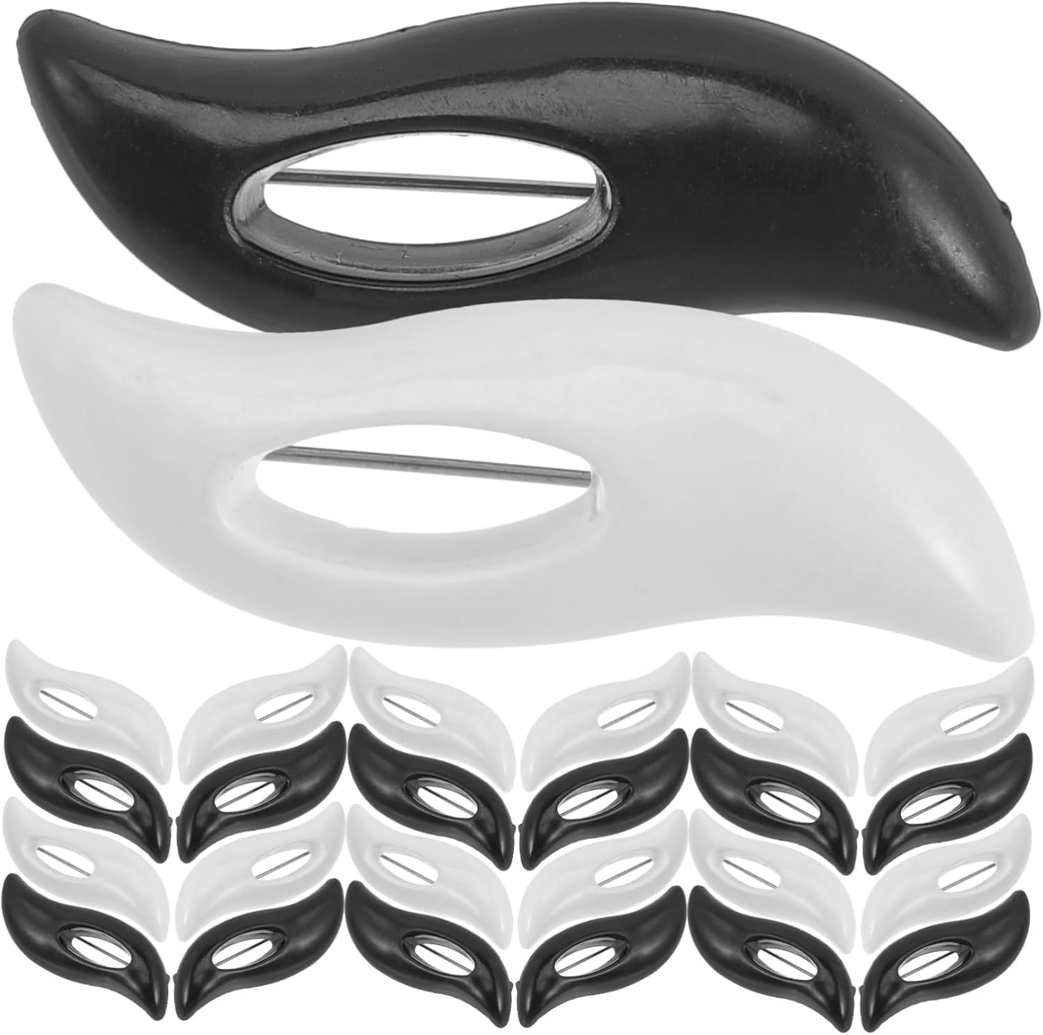 30pcs Clothing Pins for Newborn Scarf Safety Pin Clothing Brooch Decor Plastic Head Adult 30pcs Clothing Pins for Newborn Scarf Safety Pin Clothing Brooch Decor Plastic Head Adult