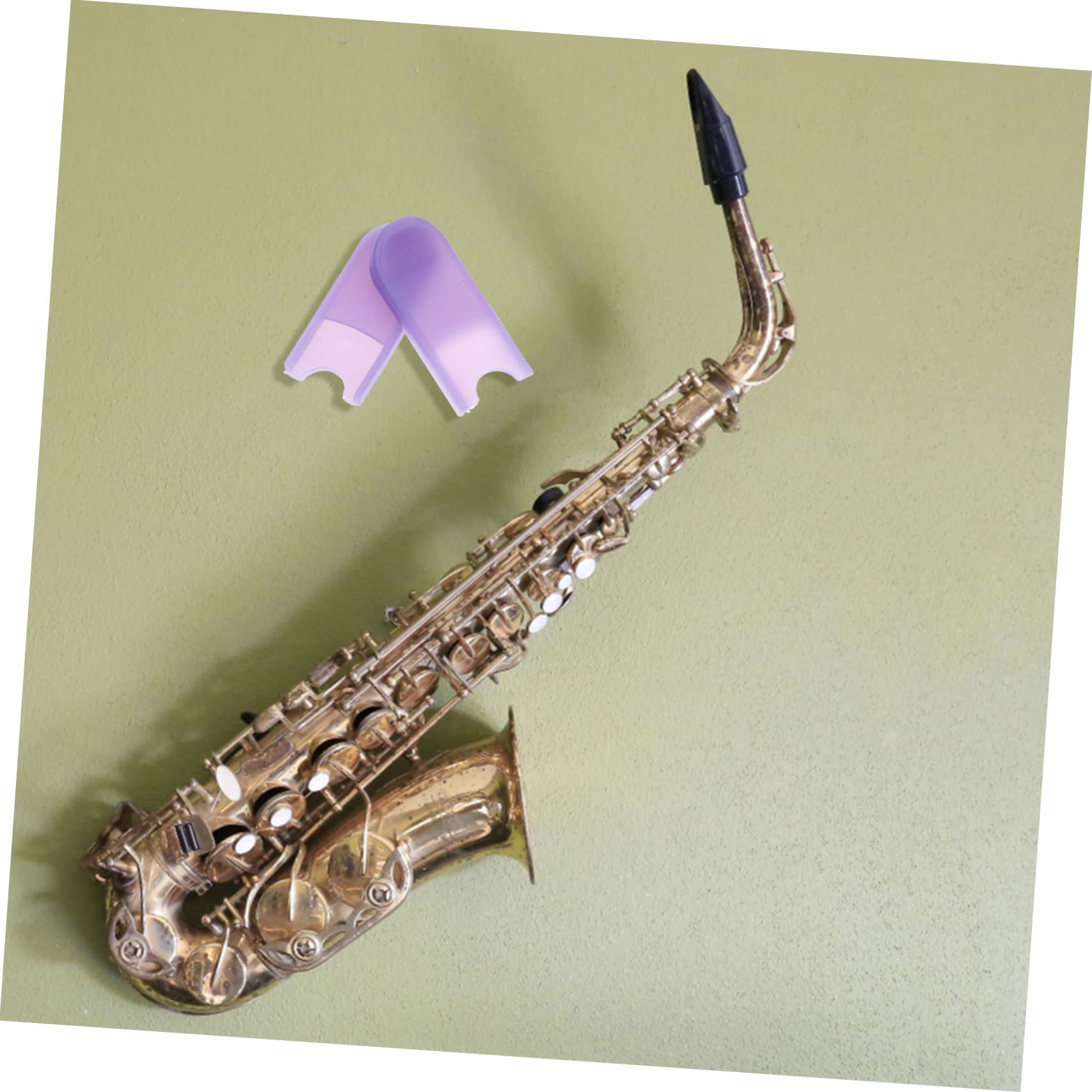 2 Protège-Pouces En Silicone Pour Saxophone - Soprano, Alto, Tenor - Confortable Et Anti-Dérapant - Multicolore - 5