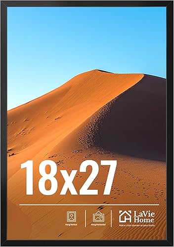 Miniatura 79 de LaVie Home Marco de fotos de 2 x 3, marco de fotos negro de 2 x 3 con plexiglás HD, marco de visualización de 2 x 3, 1 paquete, colección clásica