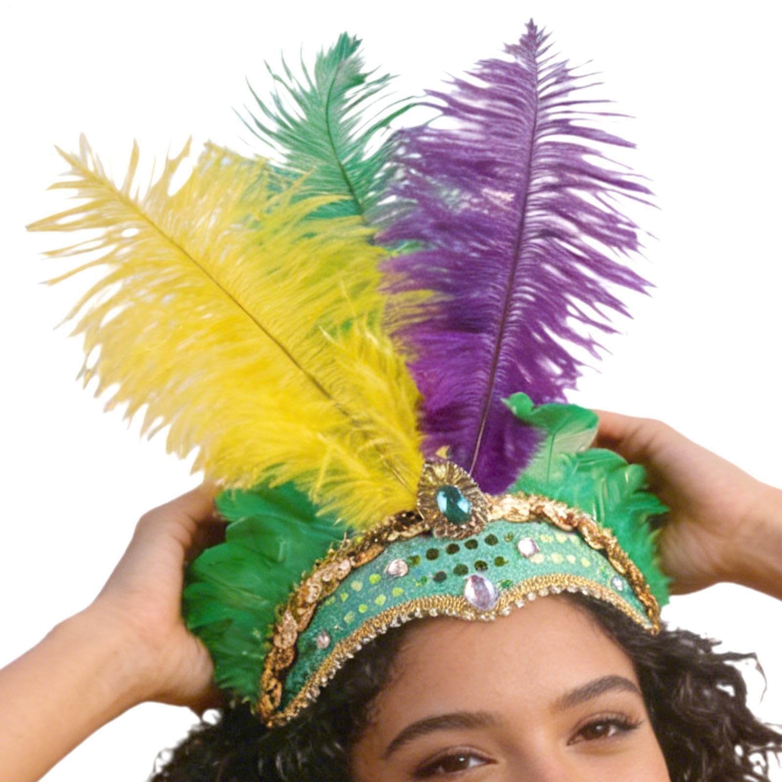 Carnival Headpieces For Women, Generisch Carnival Headpiece, Accessories For Headwear By Showgirls, Party Festival Cocktail Wedding And Gathering Use.
