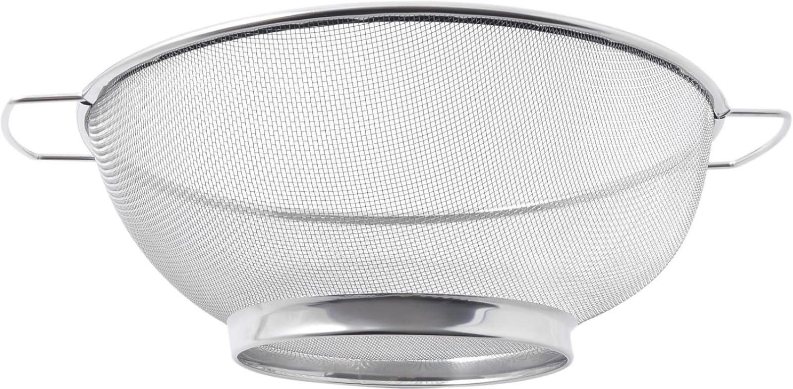Busstier Metal Süzgeç, Paslanmaz Çelik, Çok Amaçlı ve Dayanıklı Tasarım, Ergonomik Saplı, Makarna, Sebze ve Meyve İçin İdeal, Kolay Temizlik, Mutfak İçin Şık ve Pratik (22 Cm)