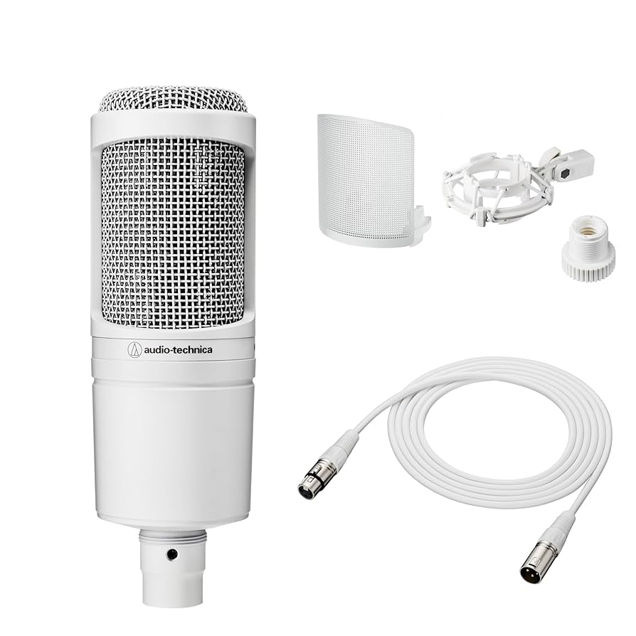 Amazon.co.jp: [セット商品]オーディオテクニカ ホワイト マイク