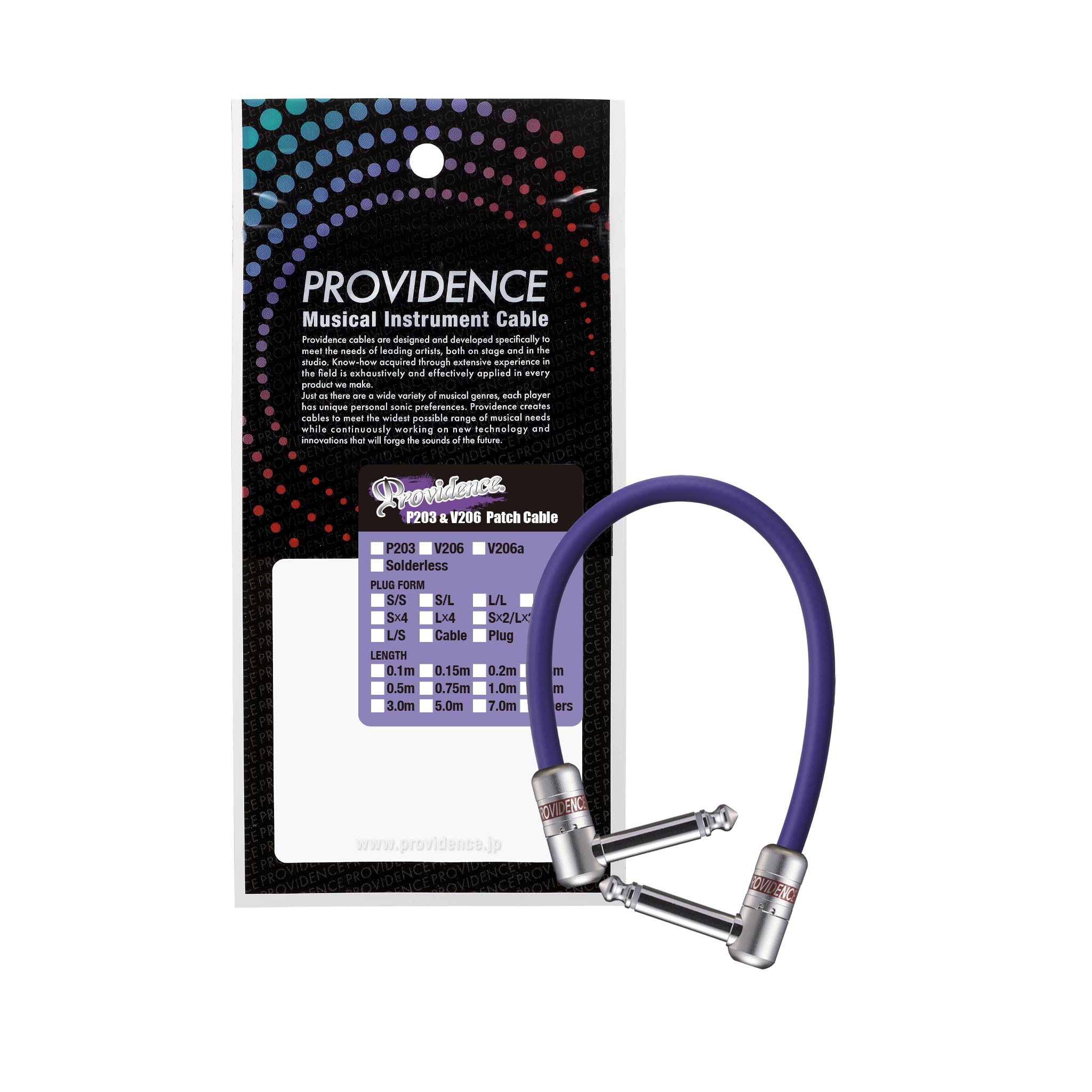 Providence P203 パッチケーブル L/L 10本セット Amazon | Providence プロビデンス パッチケーブル P203 10cm L/L (L型