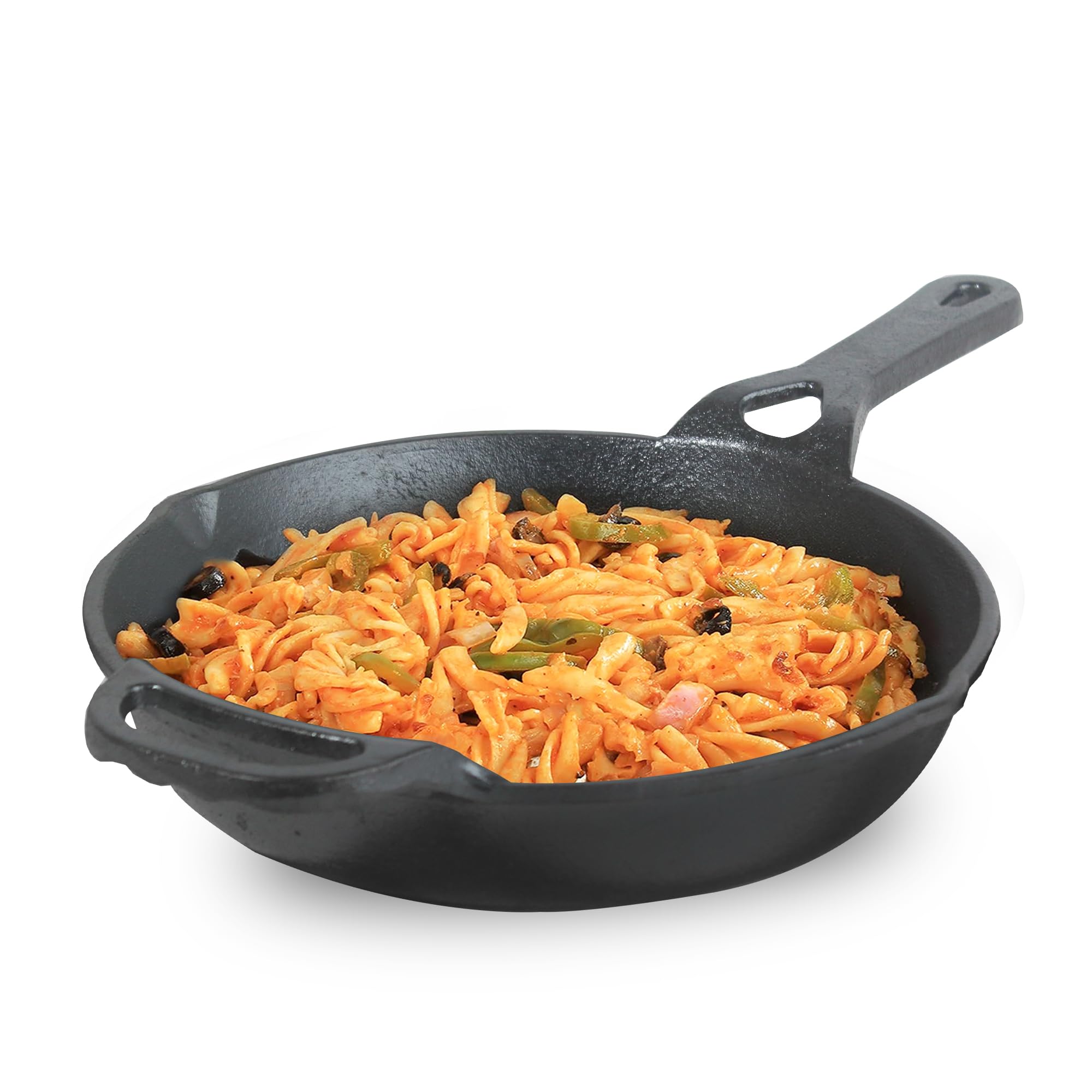 The Indus Valley Preseasoned Cast Iron Fry Pan/Skillet With Long Handle|Medium 26.2Cm/10.3Inch, 1.8Ltr, 2.3Kg|Induction Friendly|Nonstick Fry Pan, 100% Pure & Toxin Free, No Chemical Coating, Black (B0BRSS68F4) Amazon Price History, Amazon Price Tracker