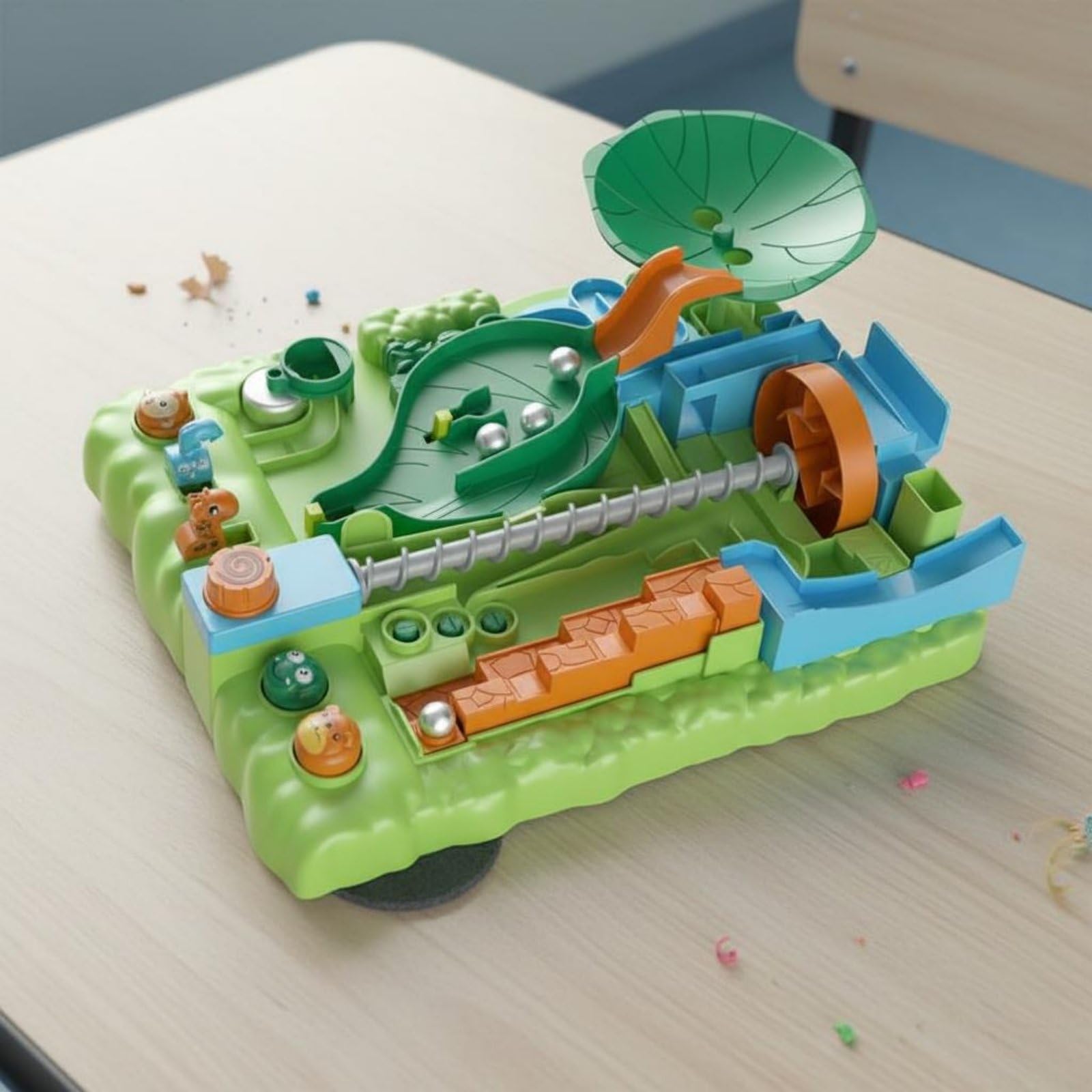 Juego Interactivo para Niños Juego Manual de Rompecabezas Laberinto Mecánico de Bola Estimulación del Pensamiento y Destreza Física Materiales