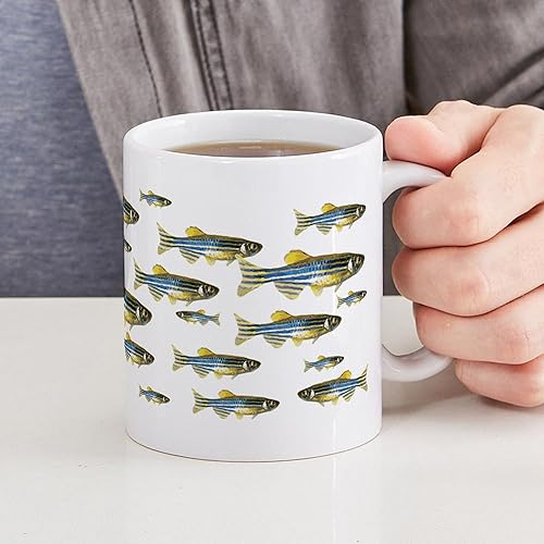Miniatura 6 de CafePress  Zebrafish tazas  Exclusivo Taza de café, taza de café, S, Blanco