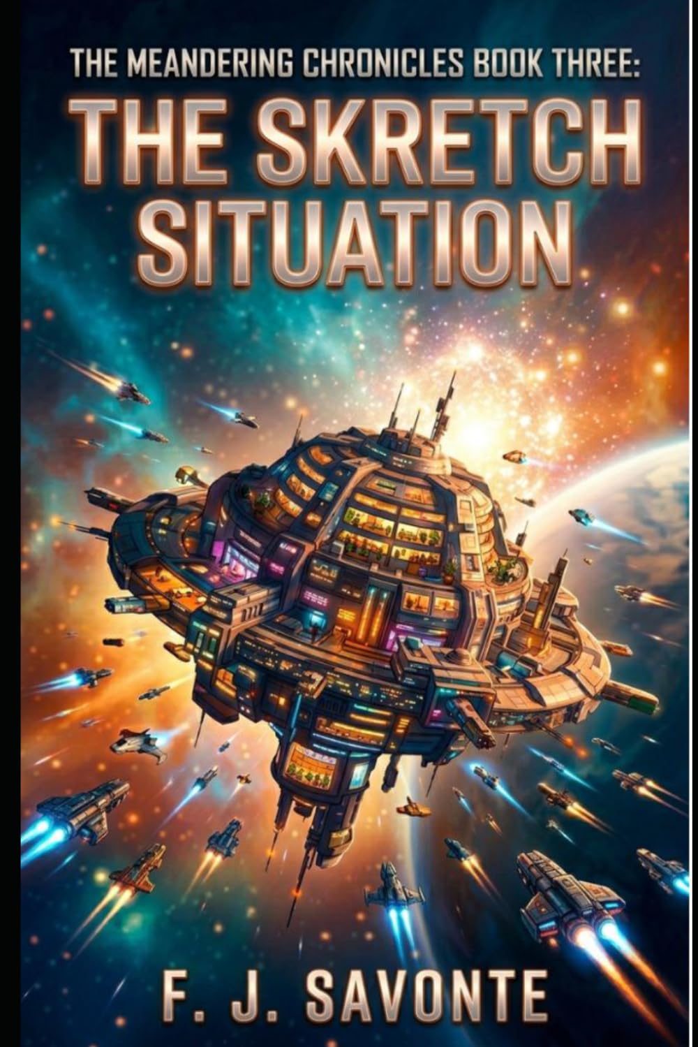 The Meandering Chronicles Book Three : The Skretch Situation: A witty and immersive sci-fi novel about a drifting space station, interspecies ... to stay independent in a changing galaxy