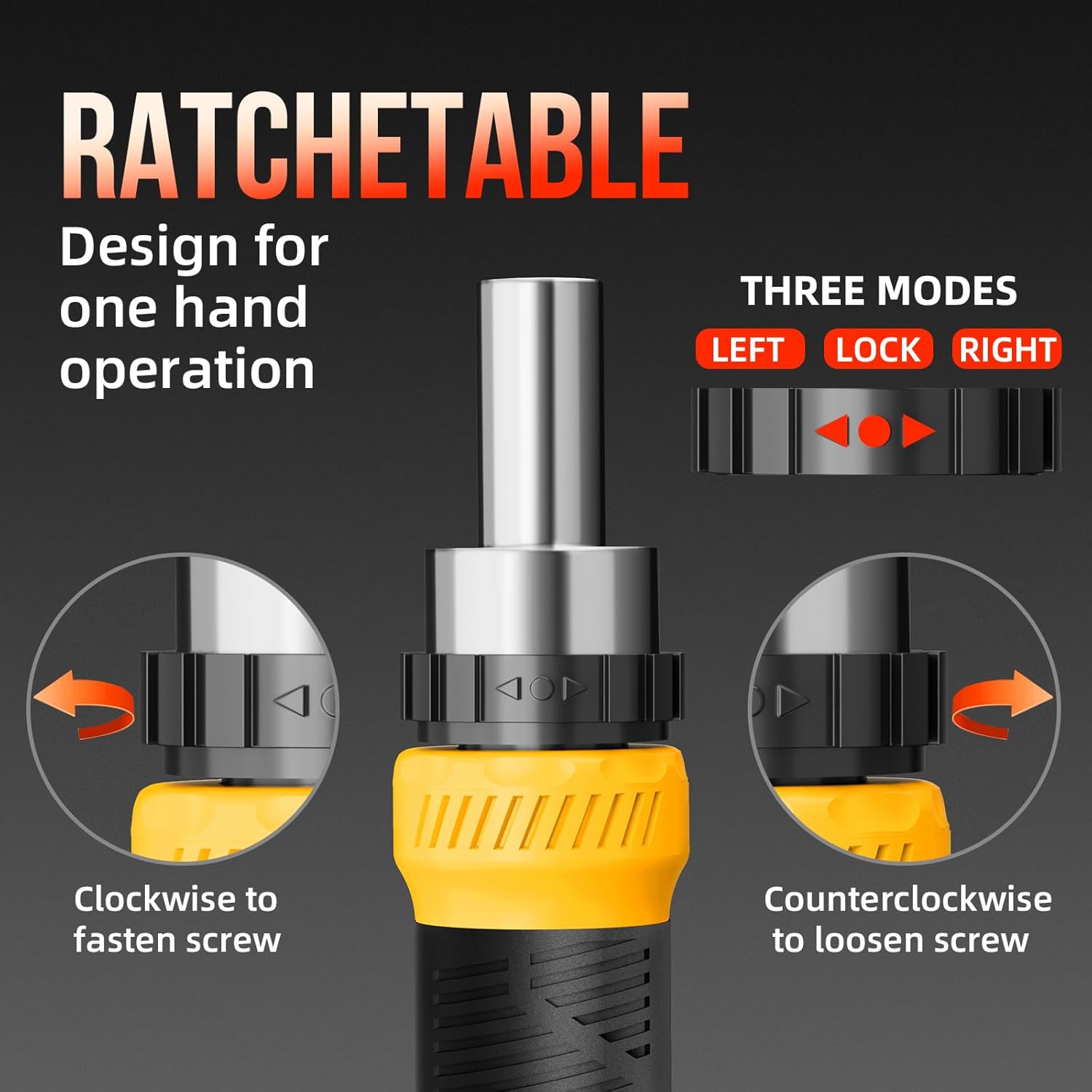 SHARDEN 26-in-1 Ratcheting Screwdriver Set Multi Ratchet Screwdriver Multi Screwdriver Tool Kit with 12 Double Ended CRV Bits Phillips Slotted Torx Hex Portable Tool for Home Bike Computer Repair