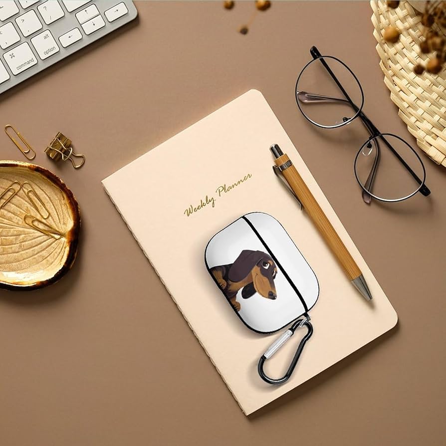 AirPodsPro 初代 刻印(犬)あり Amazon | AirPods Proケース 萌え ダックスフント 犬柄 AirPods