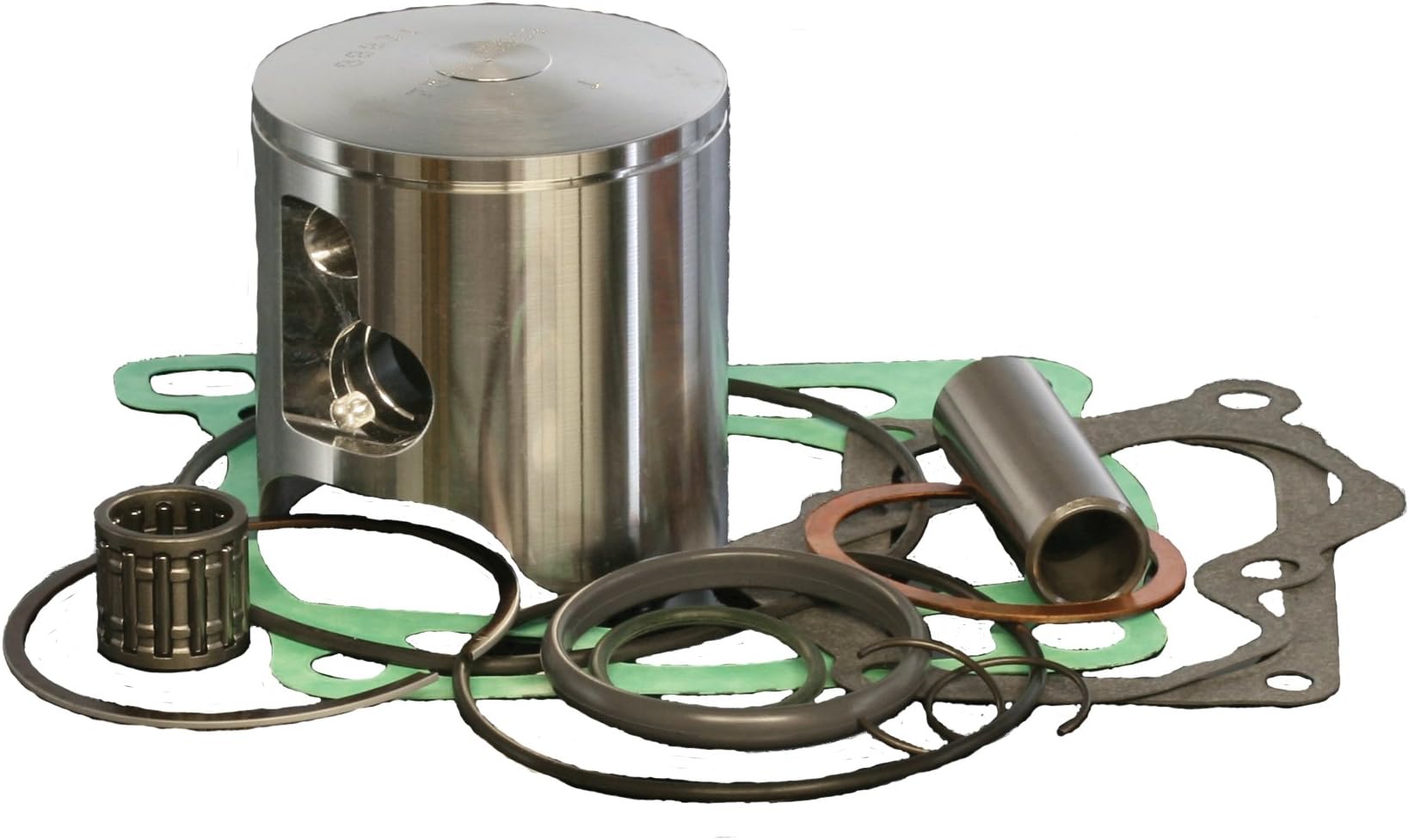 Wiseco PK1089 66.00 mm 2-Stroke ATV Piston Kit with Top-End Gasket Kit, Pink