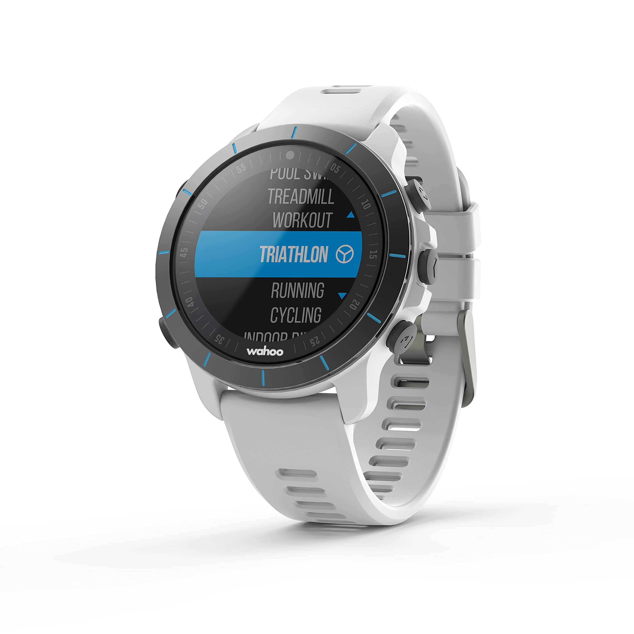 Wahoo ELEMNT Rival Running/Multisport GPS Smartwatch, Blanco, Correa
