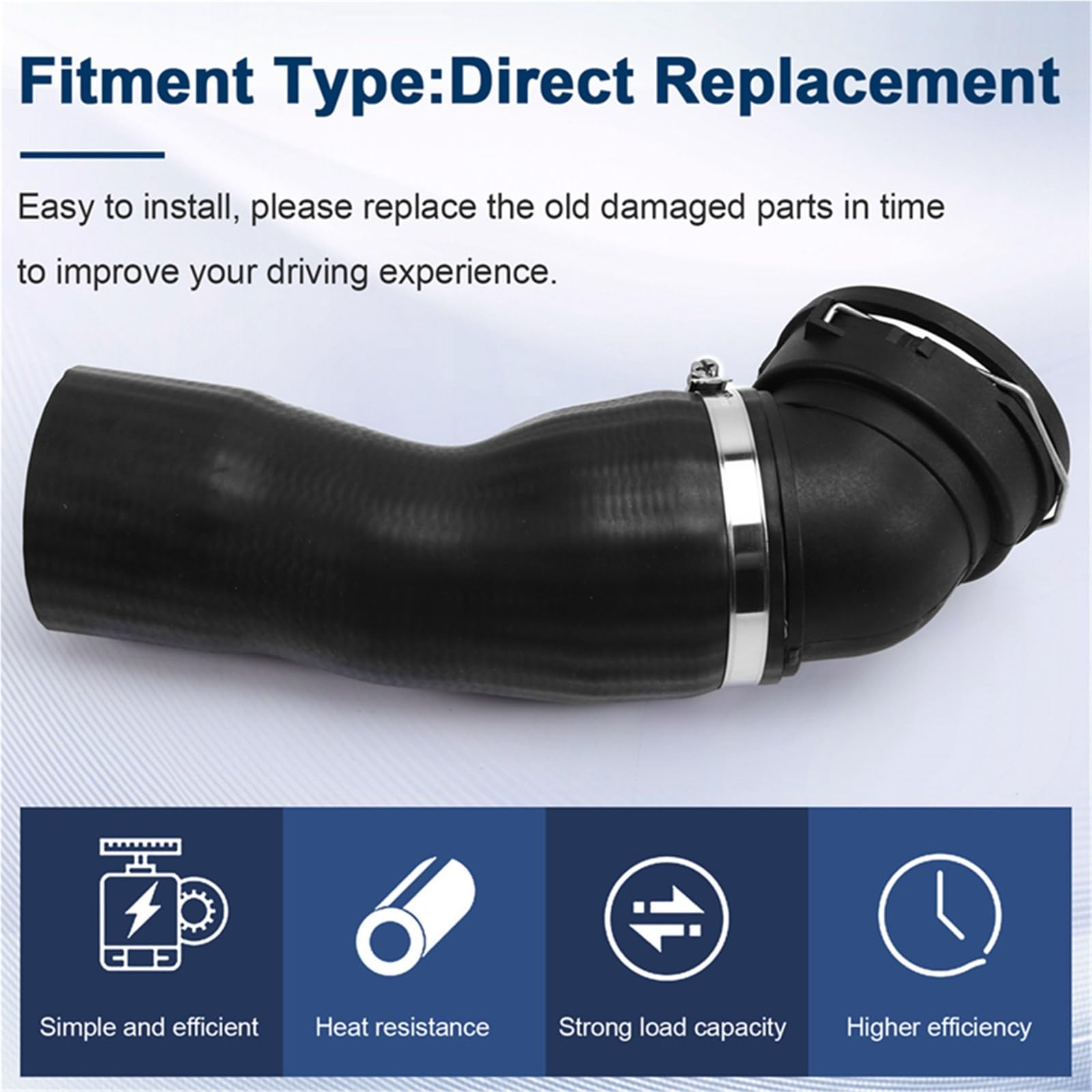 Mod silnik wąż chłodzący Pasuje do Bmw E60 E61 525D 530D 530Xd 535D 11617797697 11617791664 11617799401 Silnik Intercooler Turbo Wąż wodny Rura