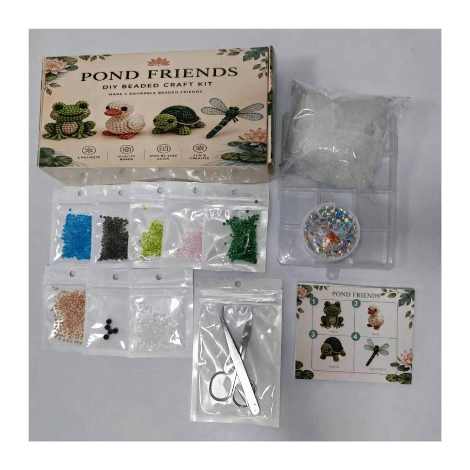 Rynzo DIY Beading Kits Handmade DIY Animal Bead Embroidery Kit