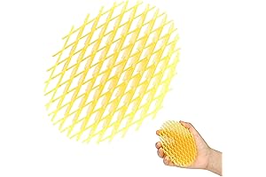 Vibrant Yellow Fidget Worm: Relieve Stress and Boost Focus