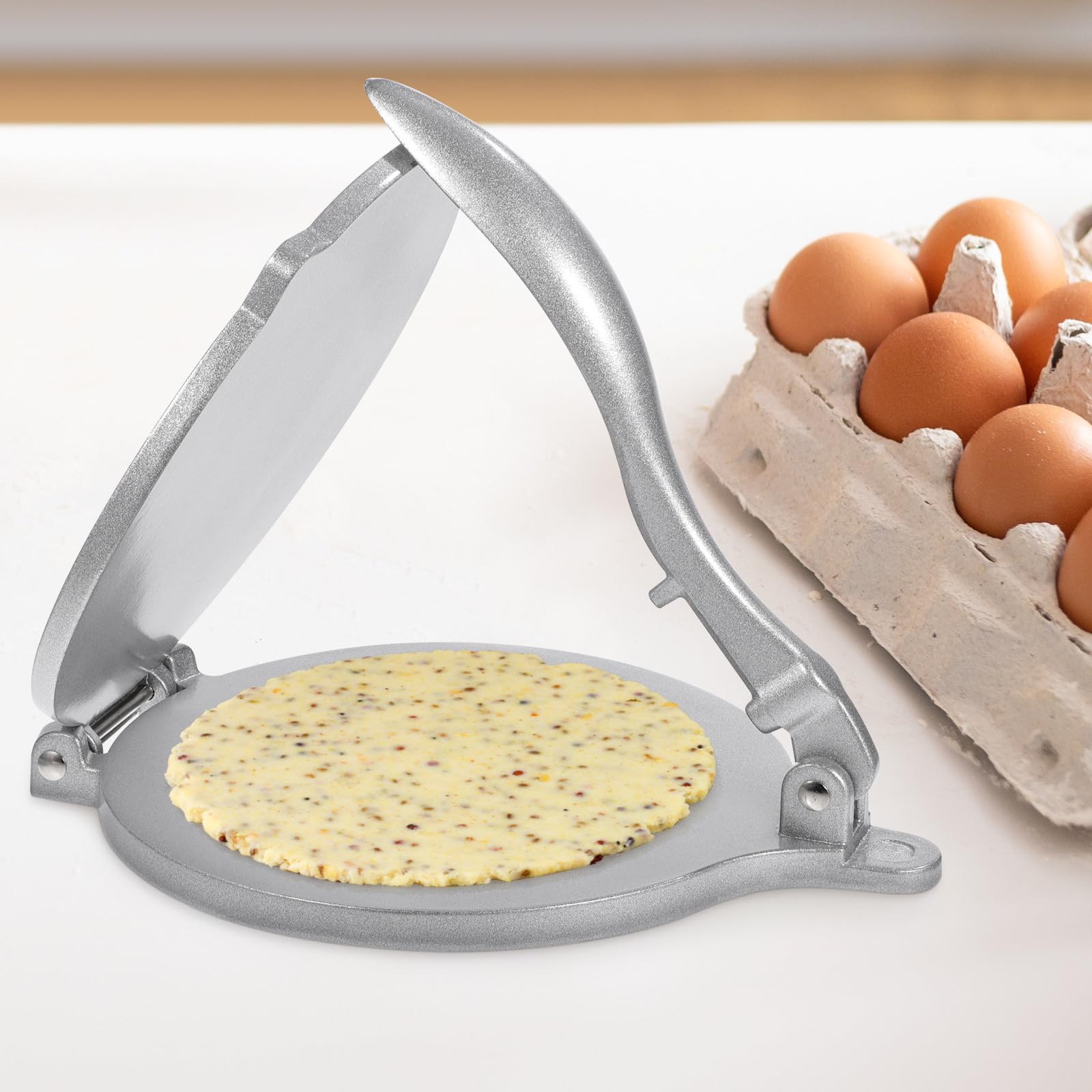 Prensa para Tortillas de Aleación de Aluminio, Redonda