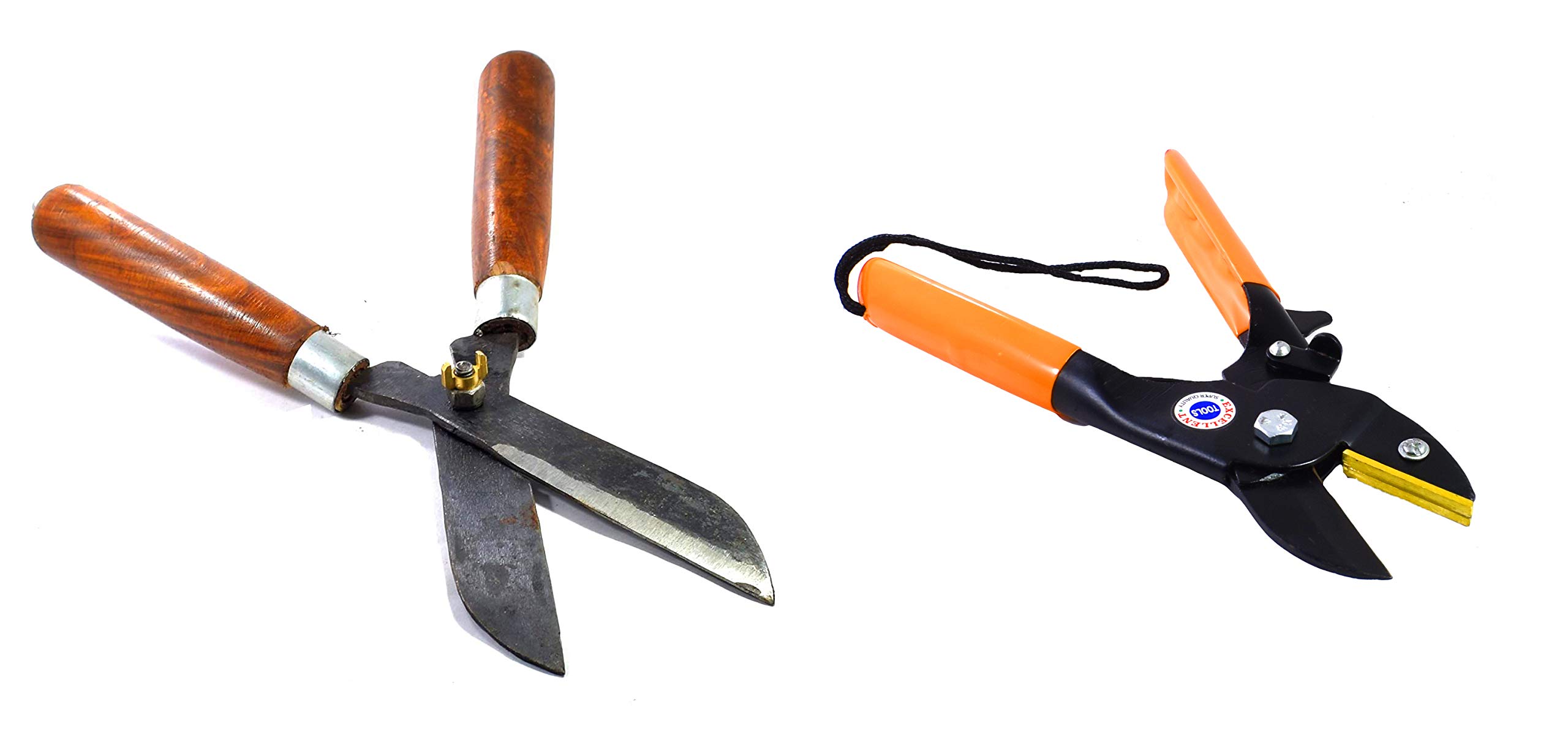 RT SHOP Wooden Handle Hedge Shears/Cutter Comfort Heavy Duty Soft Grip Handles Pruning Shear Cutter for All Purpose Garden Use with Smart Lock (B08PL72TSP) Amazon Price History, Amazon Price Tracker